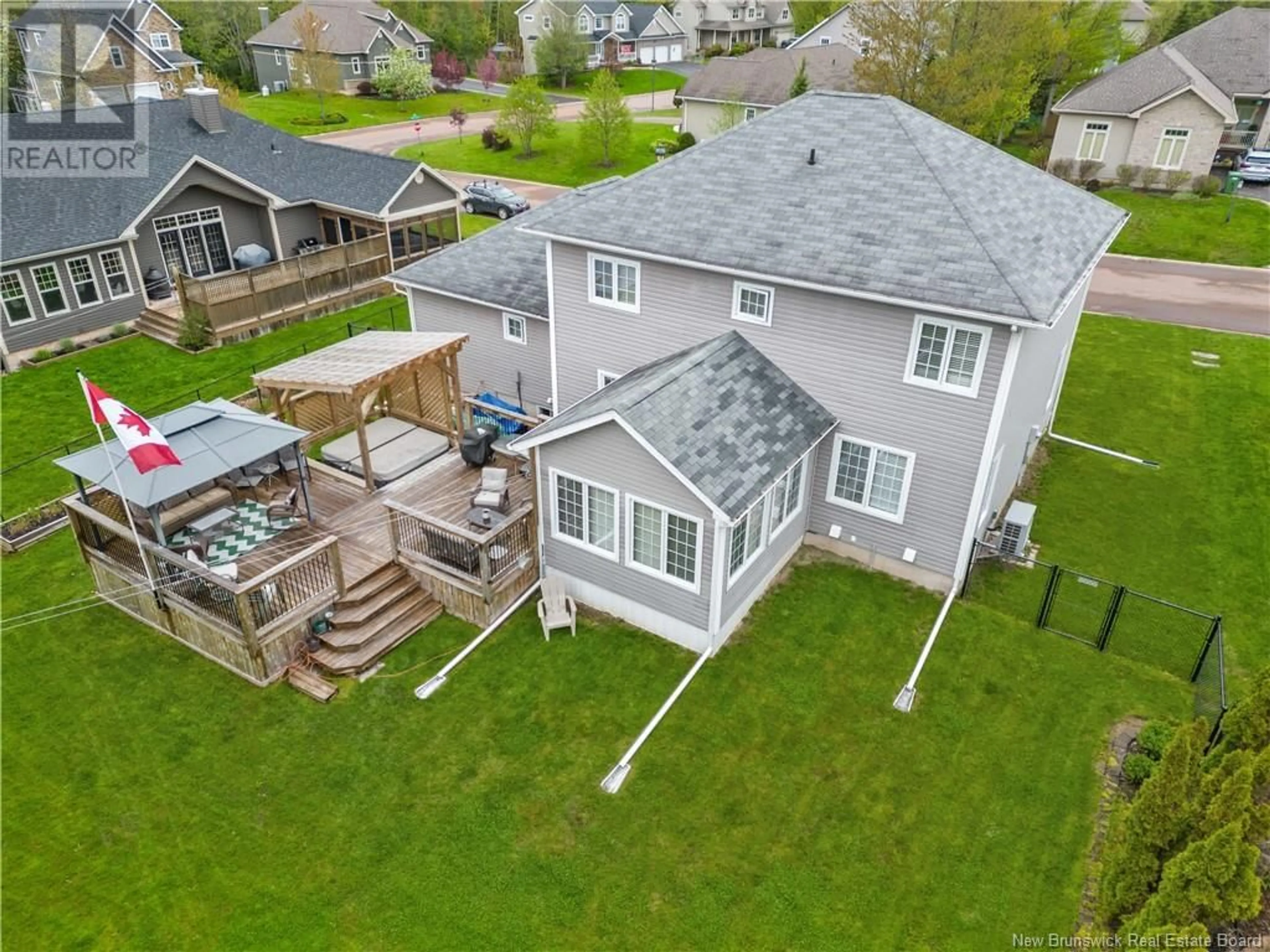 A pic from outside/outdoor area/front of a property/back of a property/a pic from drone, unknown for 7 HIGHGATE COURT, Riverview New Brunswick E1B5T8