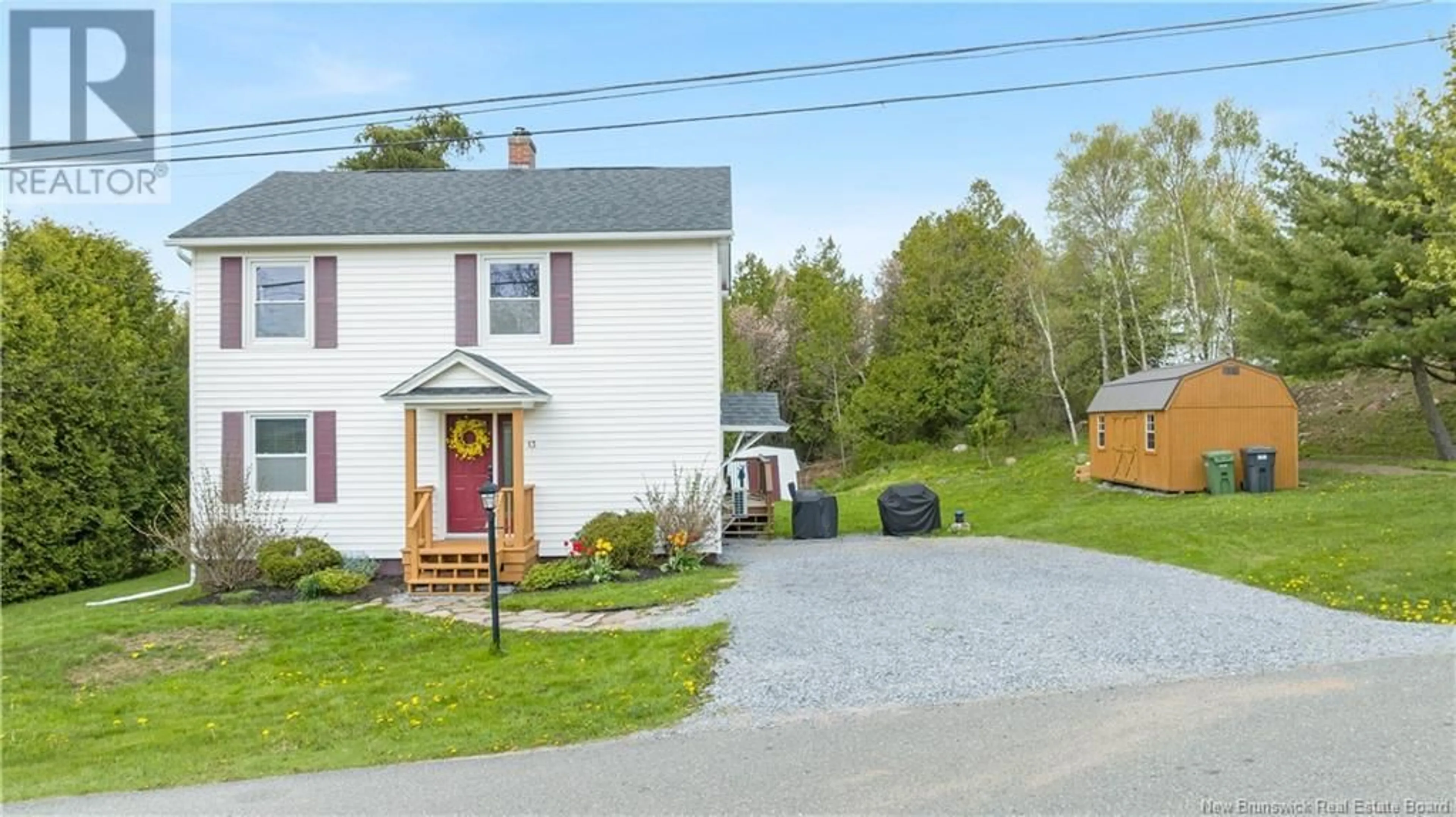 A pic from outside/outdoor area/front of a property/back of a property/a pic from drone, street for 13 GLEN AVENUE, Rothesay New Brunswick E2H1G5