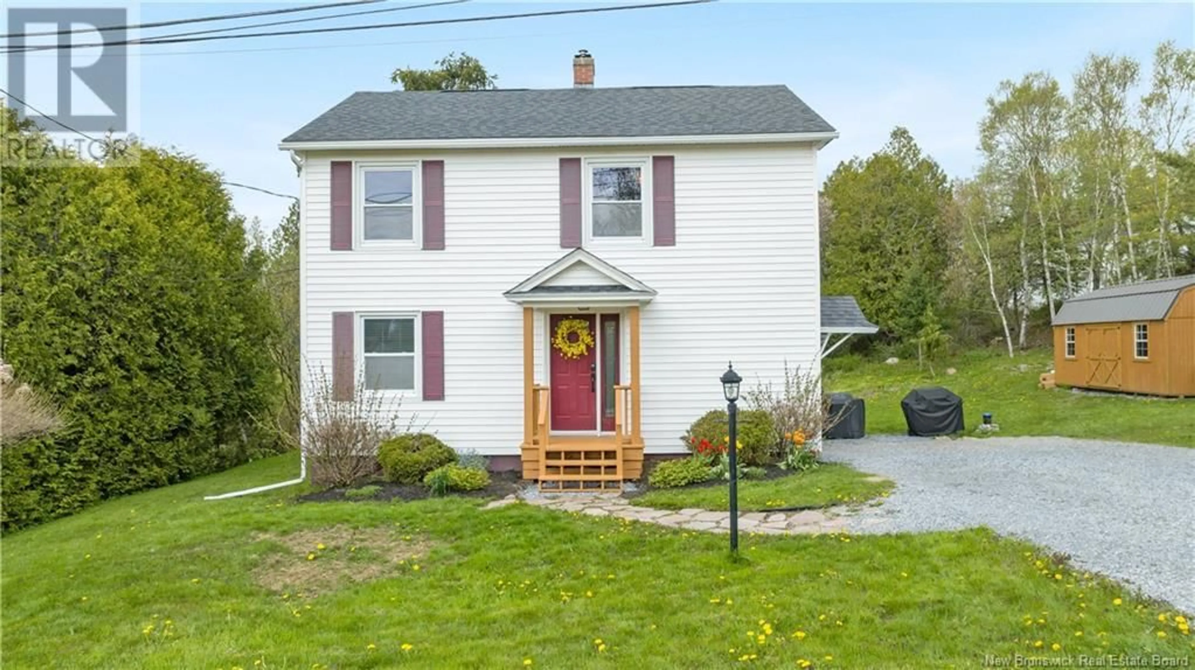Home with vinyl exterior material, street for 13 GLEN AVENUE, Rothesay New Brunswick E2H1G5