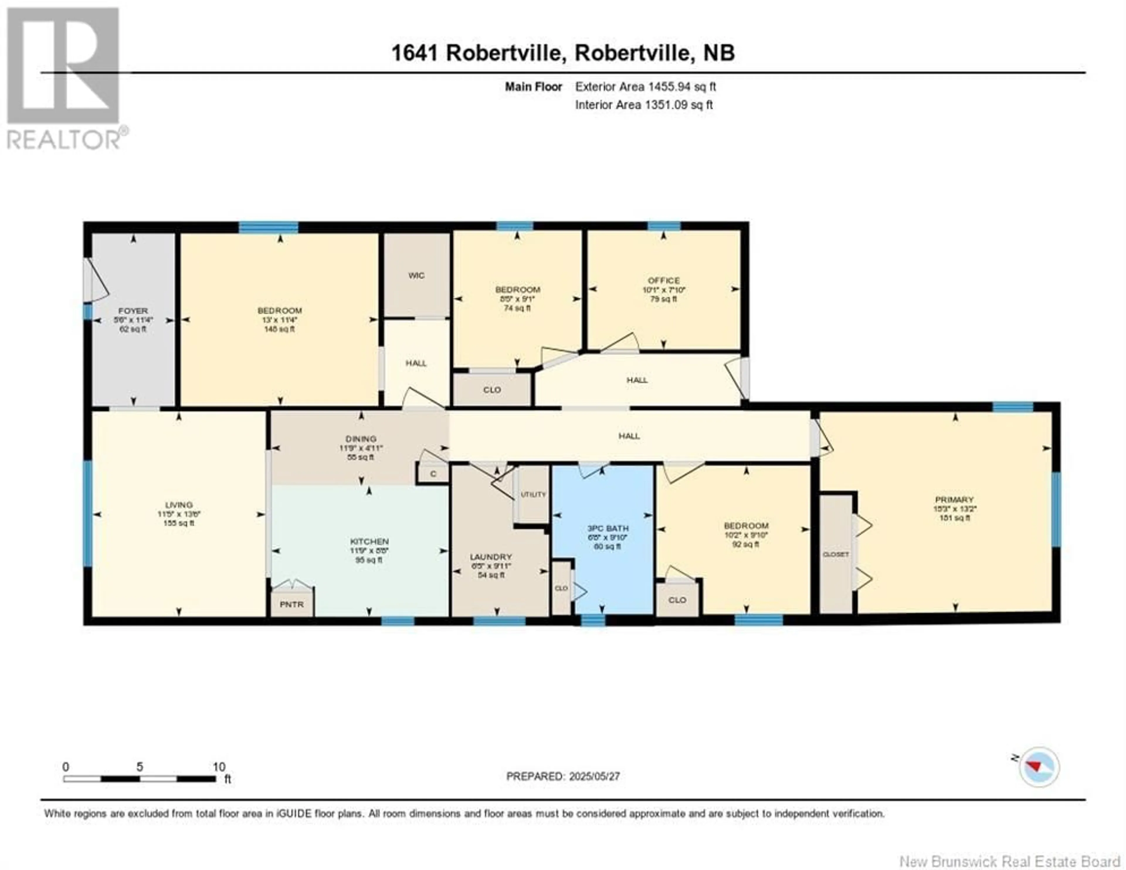 Floor plan for 1641 ROBERTVILLE LANE, Robertville New Brunswick E8K2T5