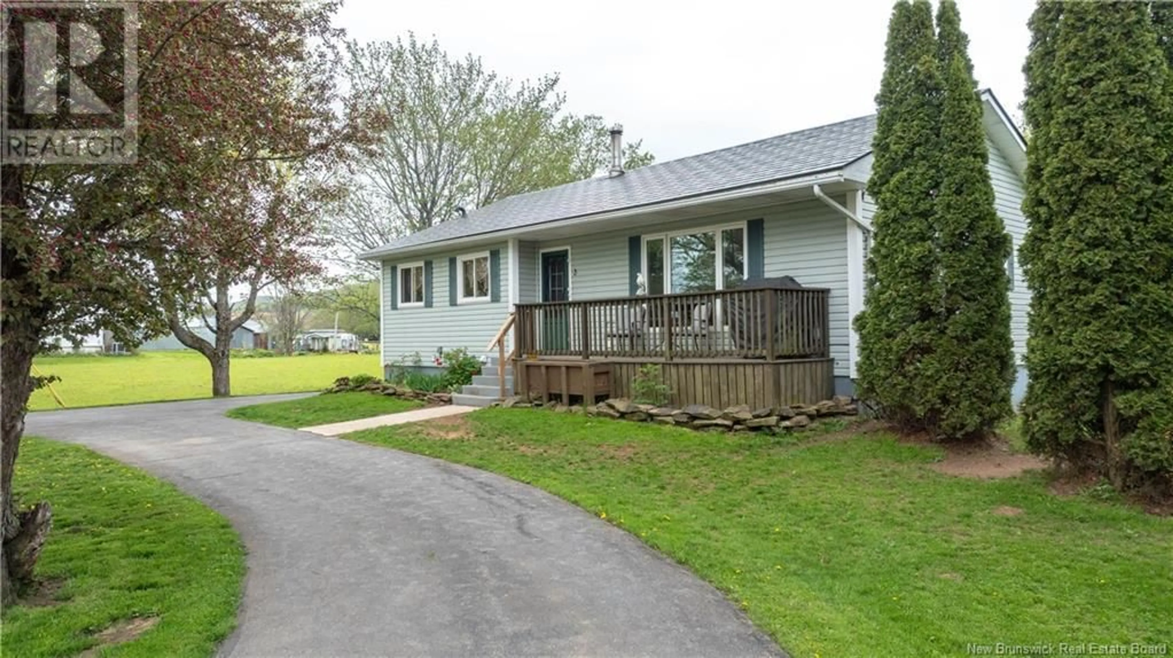 Home with vinyl exterior material, street for 3 DUTCH VALLEY ROAD, Sussex Corner New Brunswick E4E2Y2