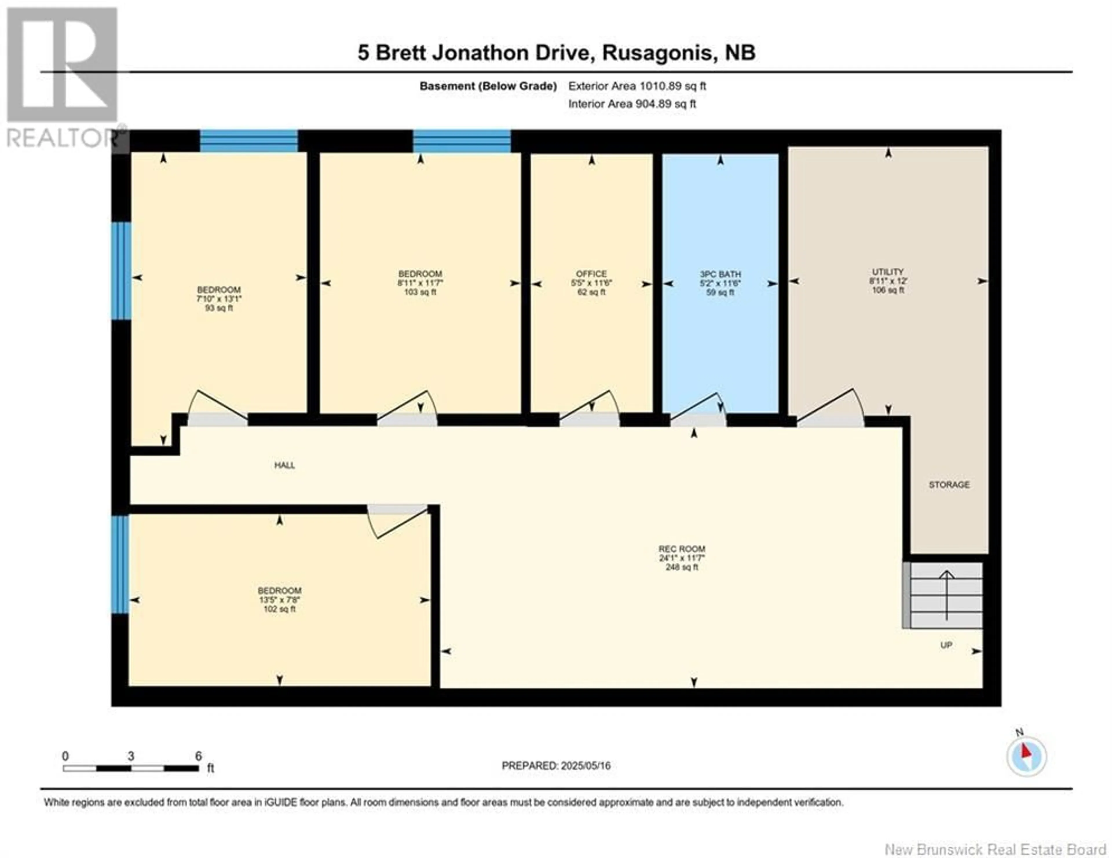 Floor plan for 5 BRETT JONATHAN DRIVE, Rusagonis New Brunswick E3B0S4