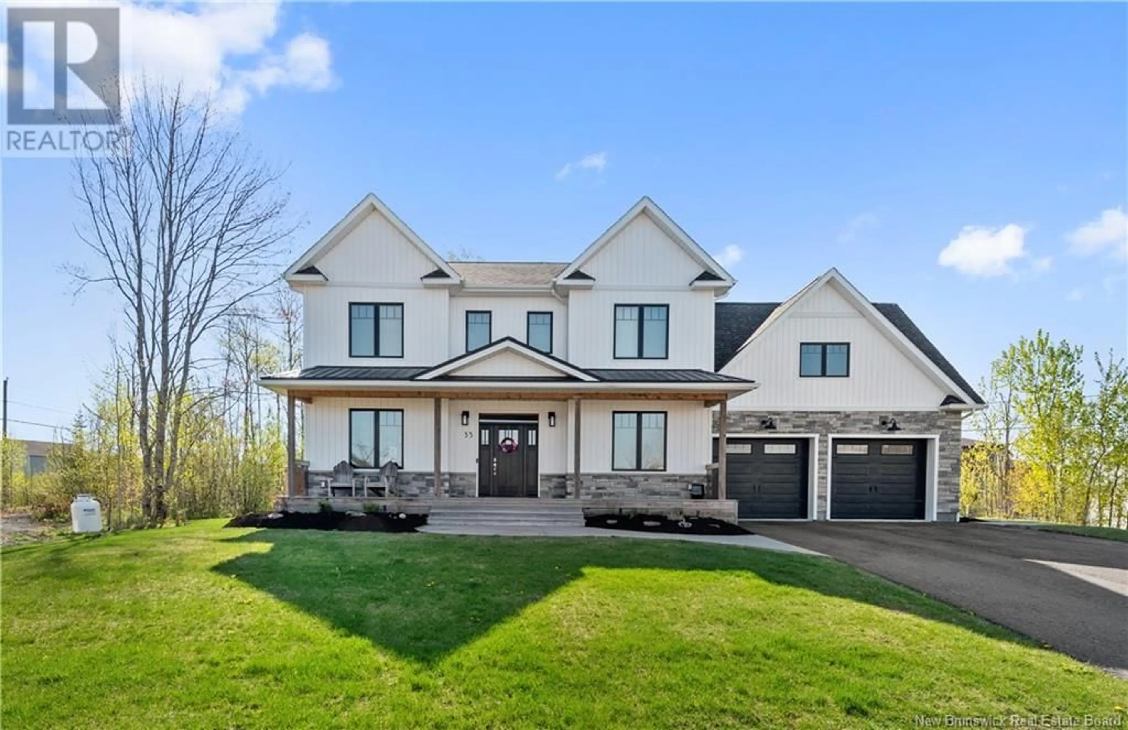 Home with brick exterior material, street for 33 BALFOUR COURT, Moncton New Brunswick E1G5Y1