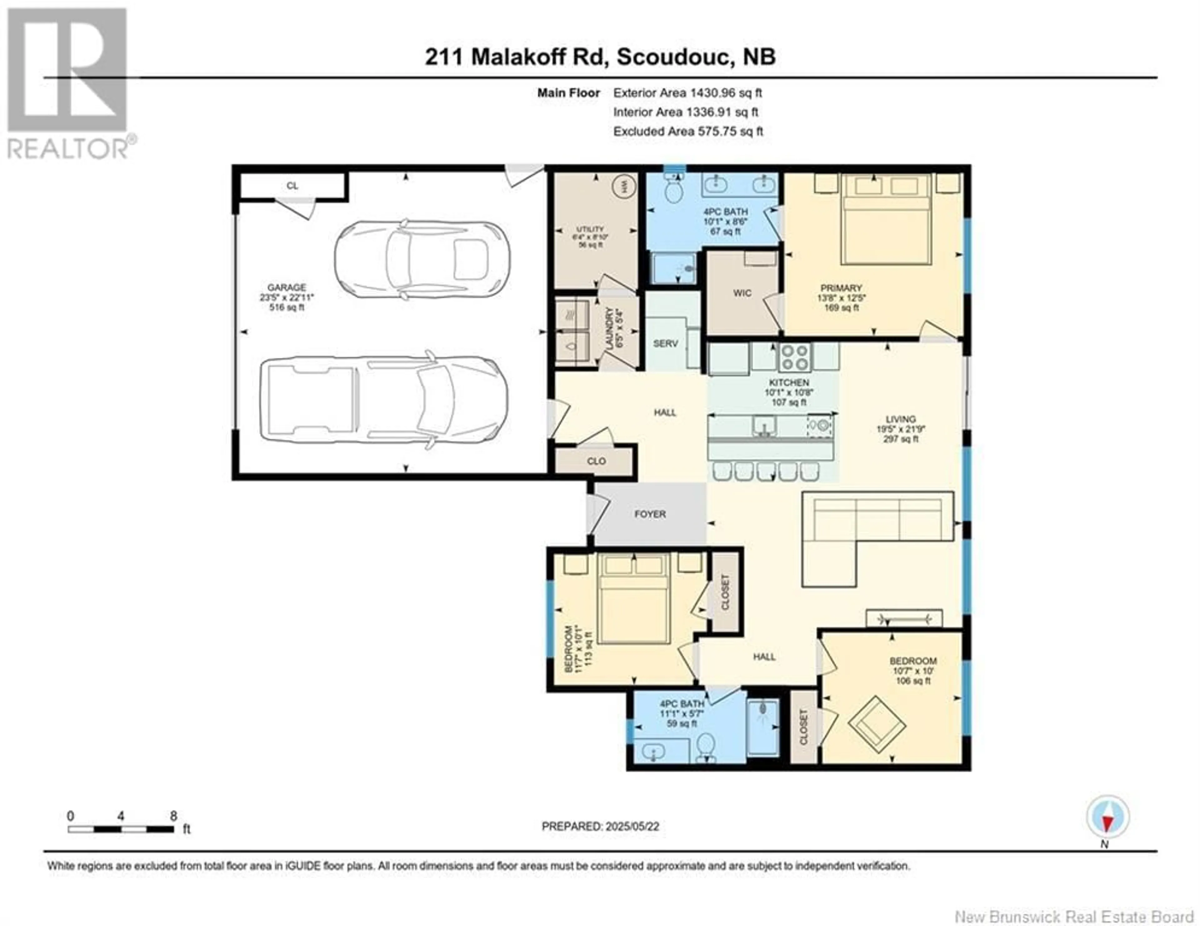 Floor plan for 211 MALAKOFF ROAD, Shediac New Brunswick E4P1A9