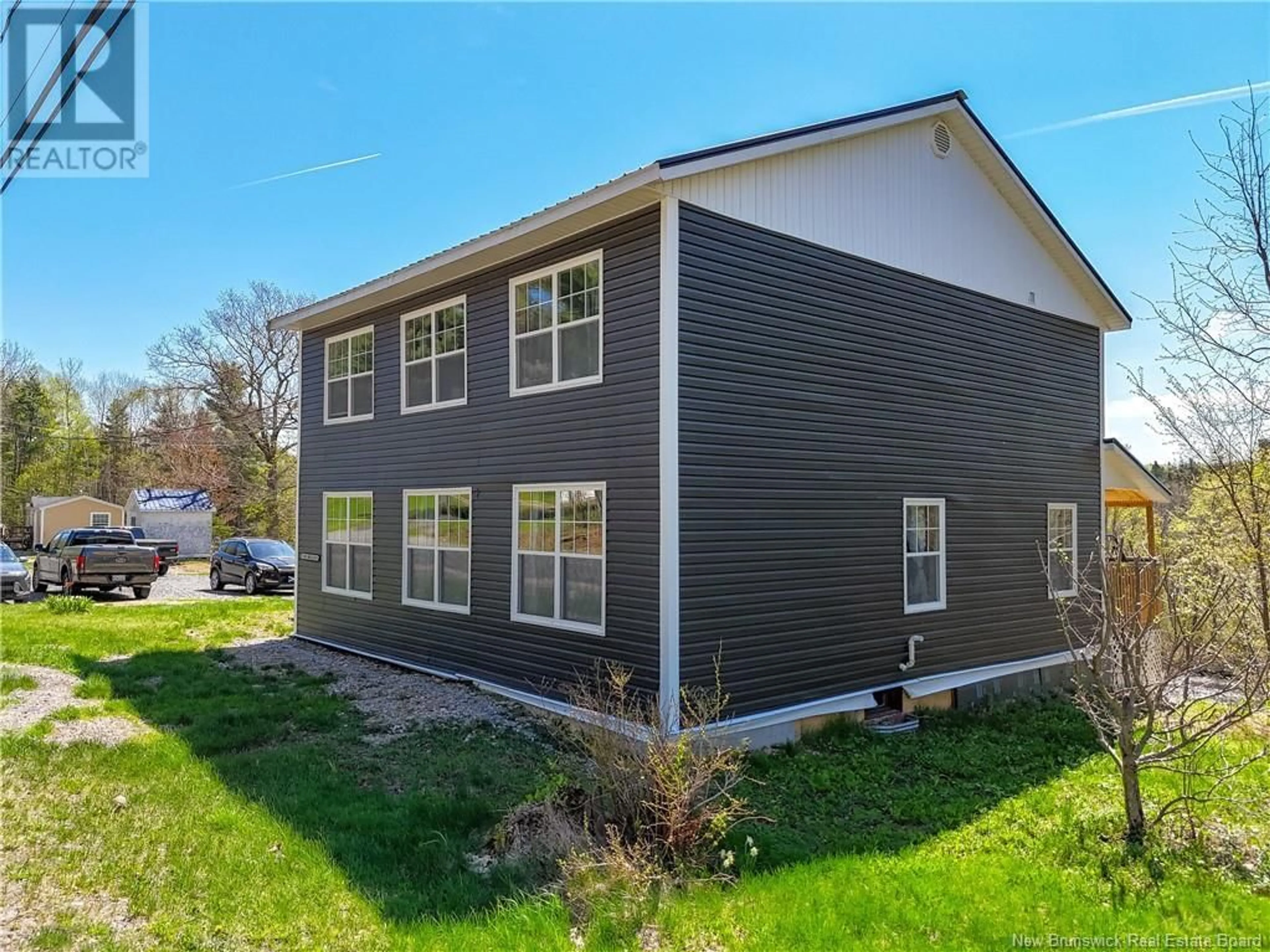 Home with vinyl exterior material, street for 3300 ROUTE 625, Taxis River New Brunswick E6A1E9