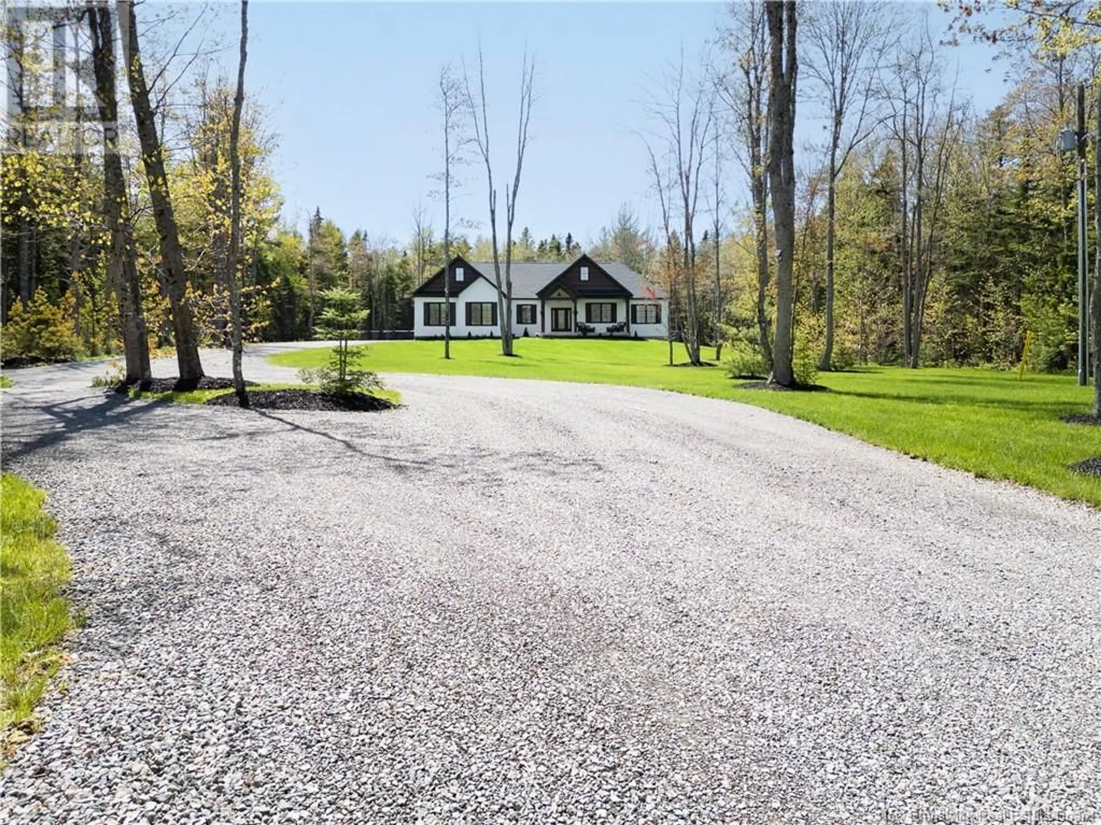 A pic from outside/outdoor area/front of a property/back of a property/a pic from drone, street for 1310 ROUTE 114, Lower Coverdale New Brunswick E1J1A6