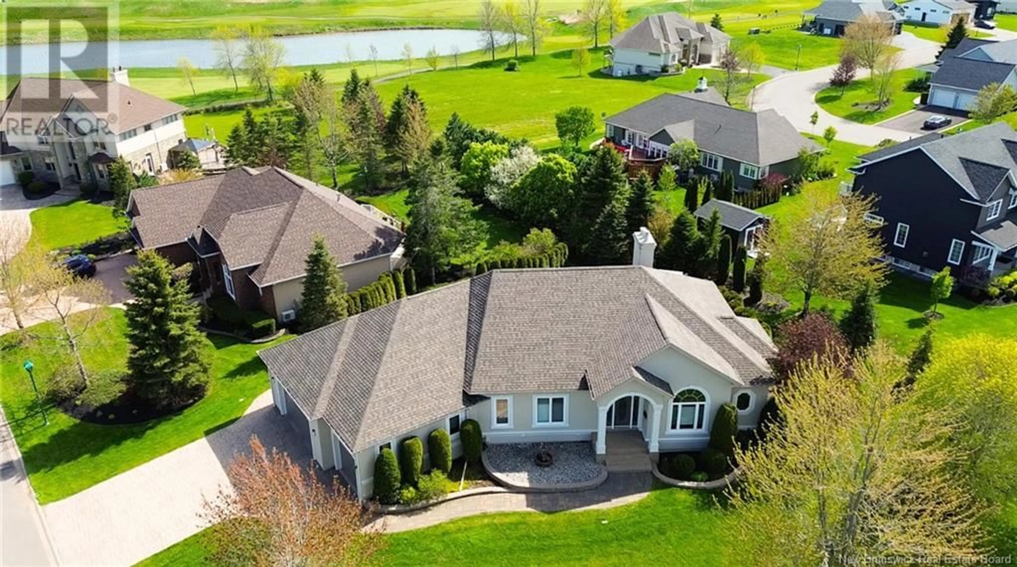 A pic from outside/outdoor area/front of a property/back of a property/a pic from drone, unknown for 114 CONGRESSIONAL CRESCENT, Moncton New Brunswick E1H3L3