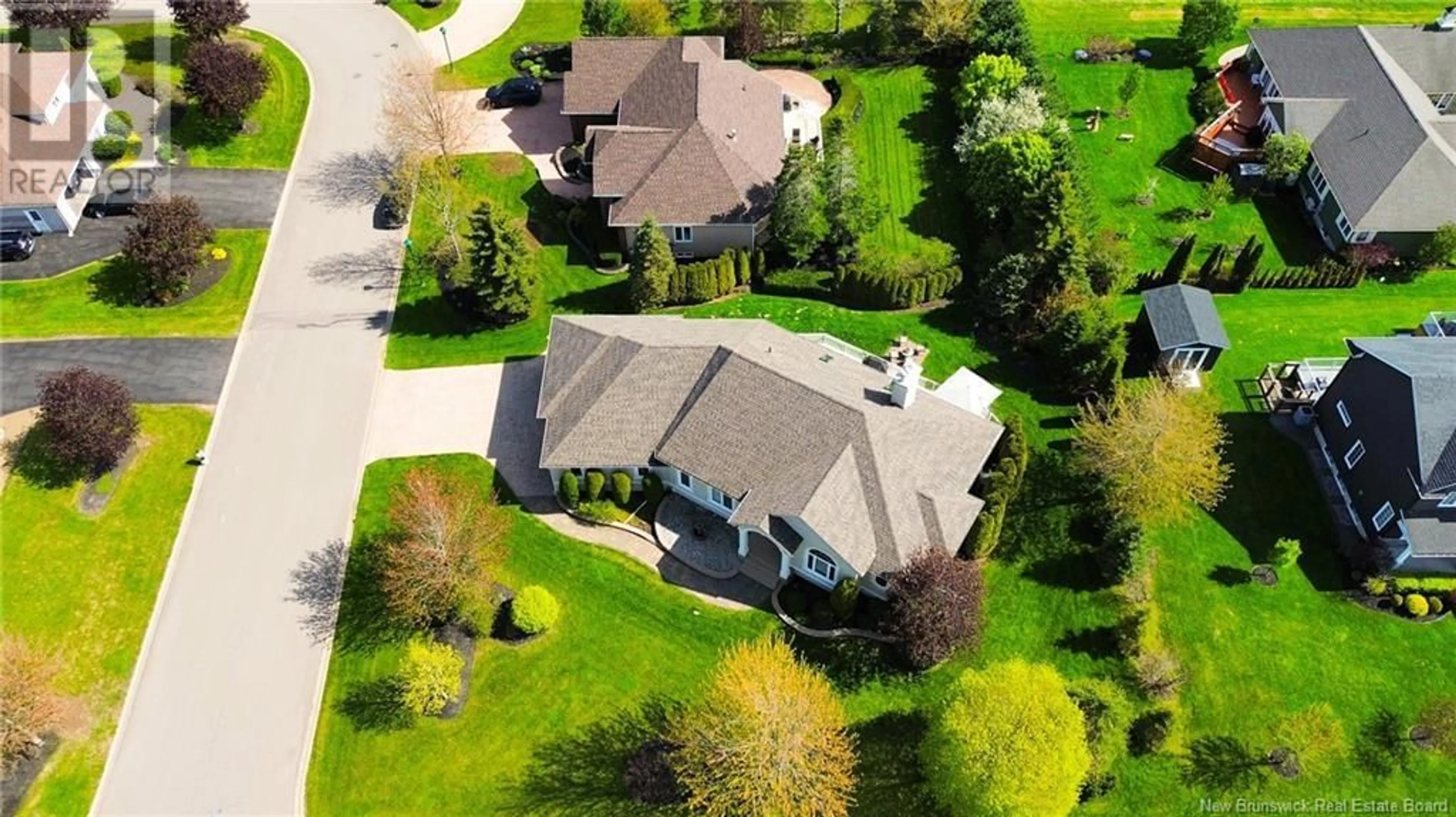 A pic from outside/outdoor area/front of a property/back of a property/a pic from drone, street for 114 CONGRESSIONAL CRESCENT, Moncton New Brunswick E1H3L3