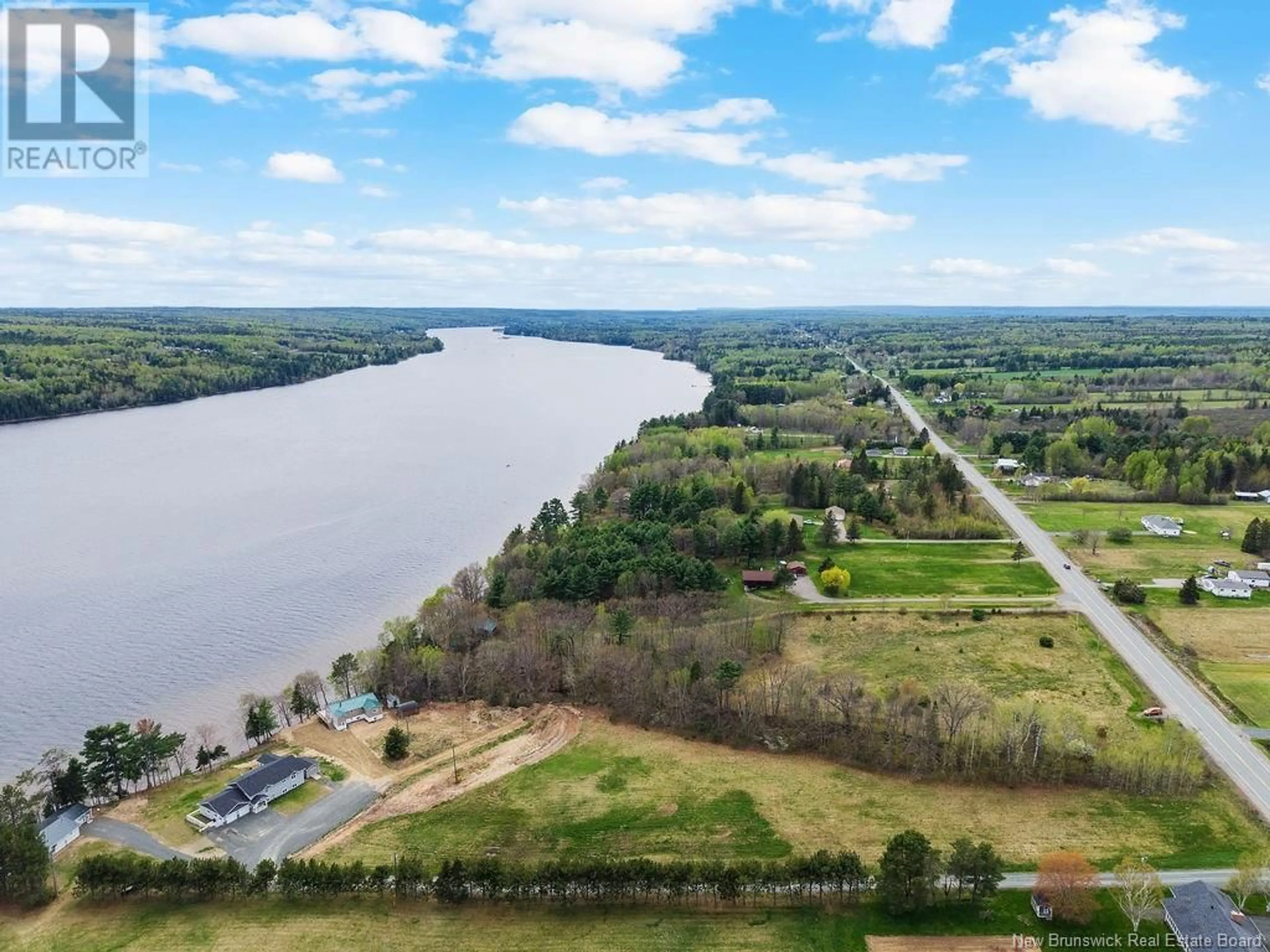 A pic from outside/outdoor area/front of a property/back of a property/a pic from drone, water/lake/river/ocean view for 1175 ROUTE 425, Whitney New Brunswick E1V4L3