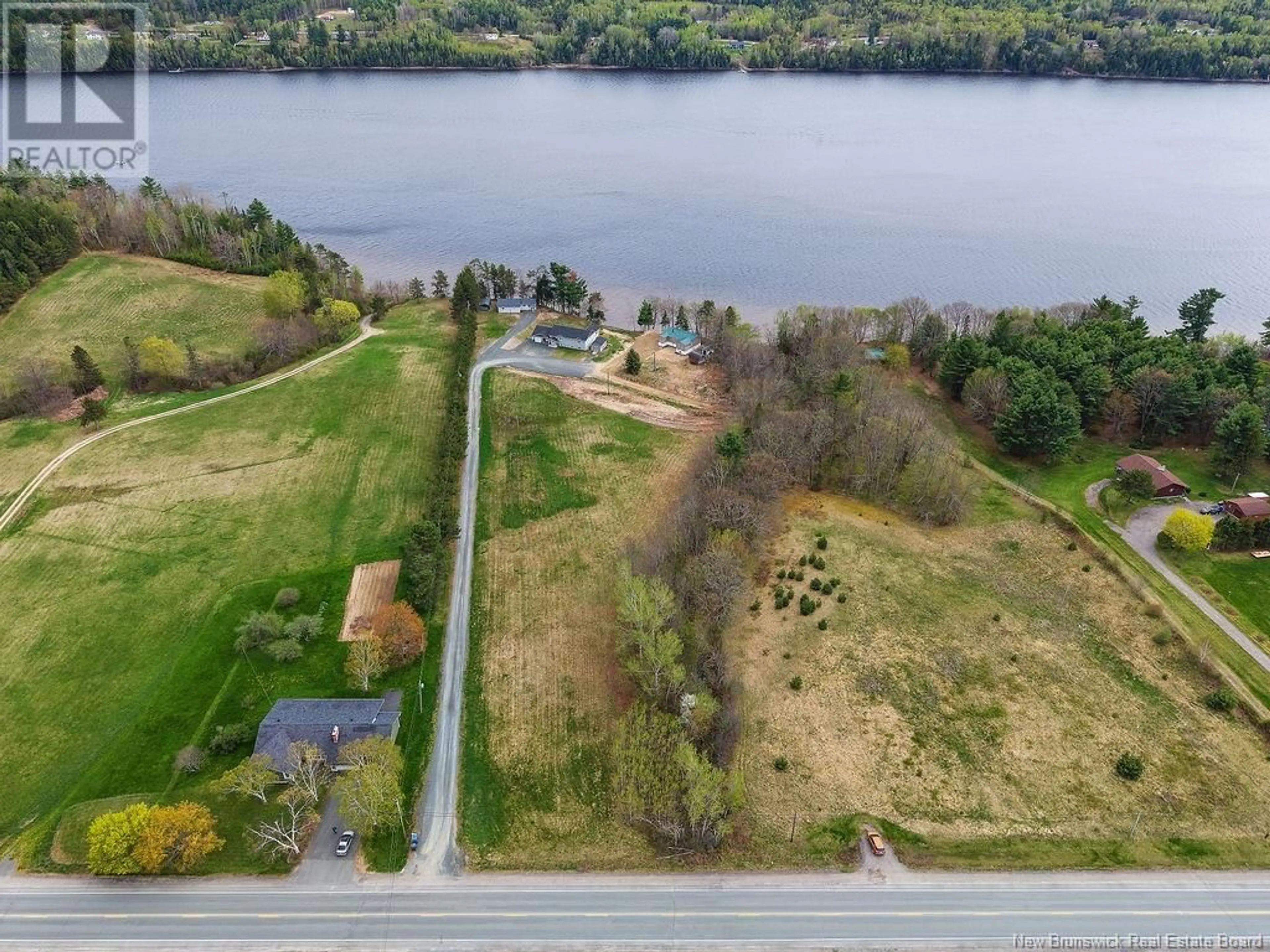 A pic from outside/outdoor area/front of a property/back of a property/a pic from drone, water/lake/river/ocean view for 1175 ROUTE 425, Whitney New Brunswick E1V4L3
