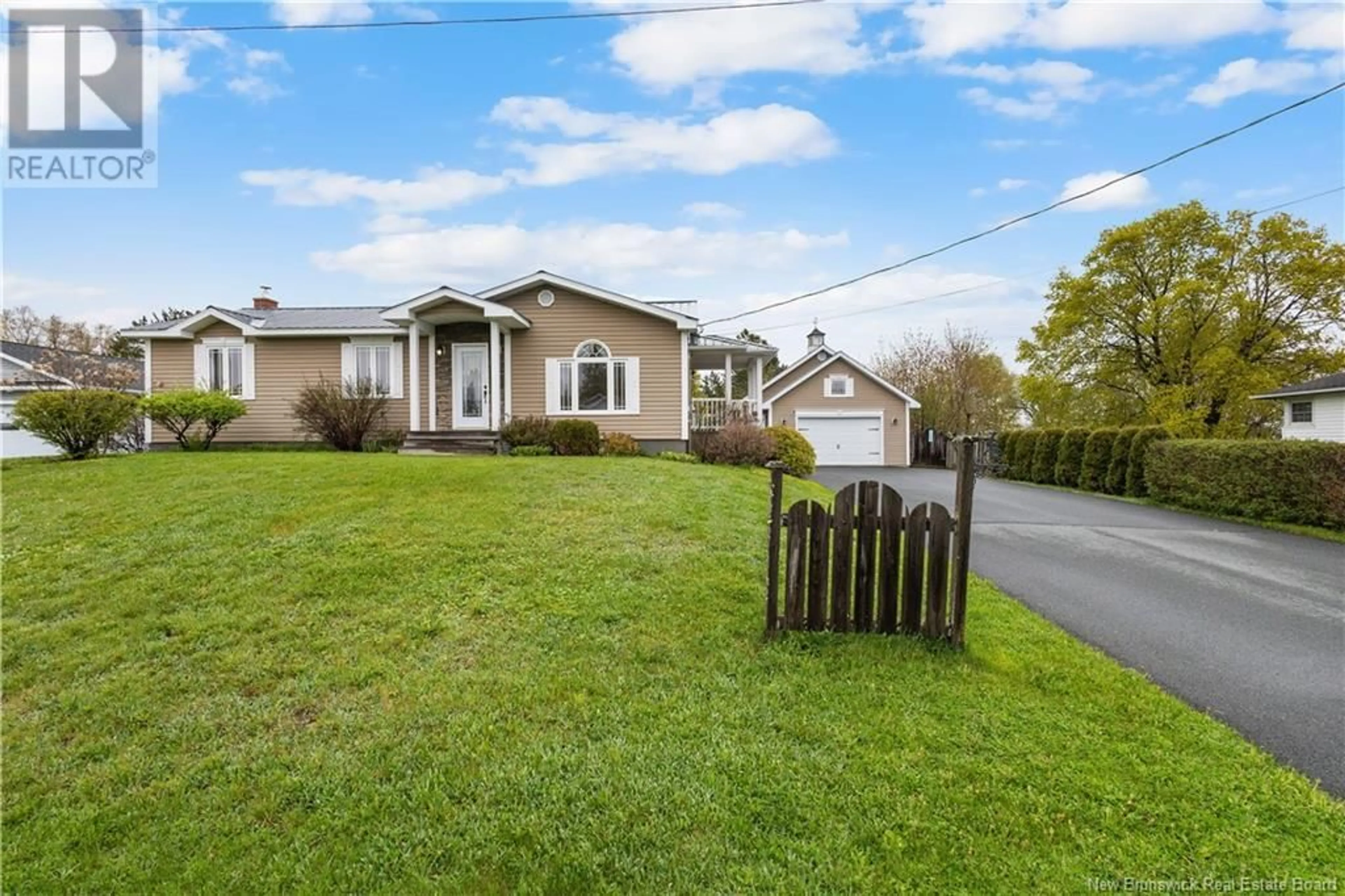 A pic from outside/outdoor area/front of a property/back of a property/a pic from drone, street for 546 HILLSIDE DRIVE, Miramichi New Brunswick E1V2P3