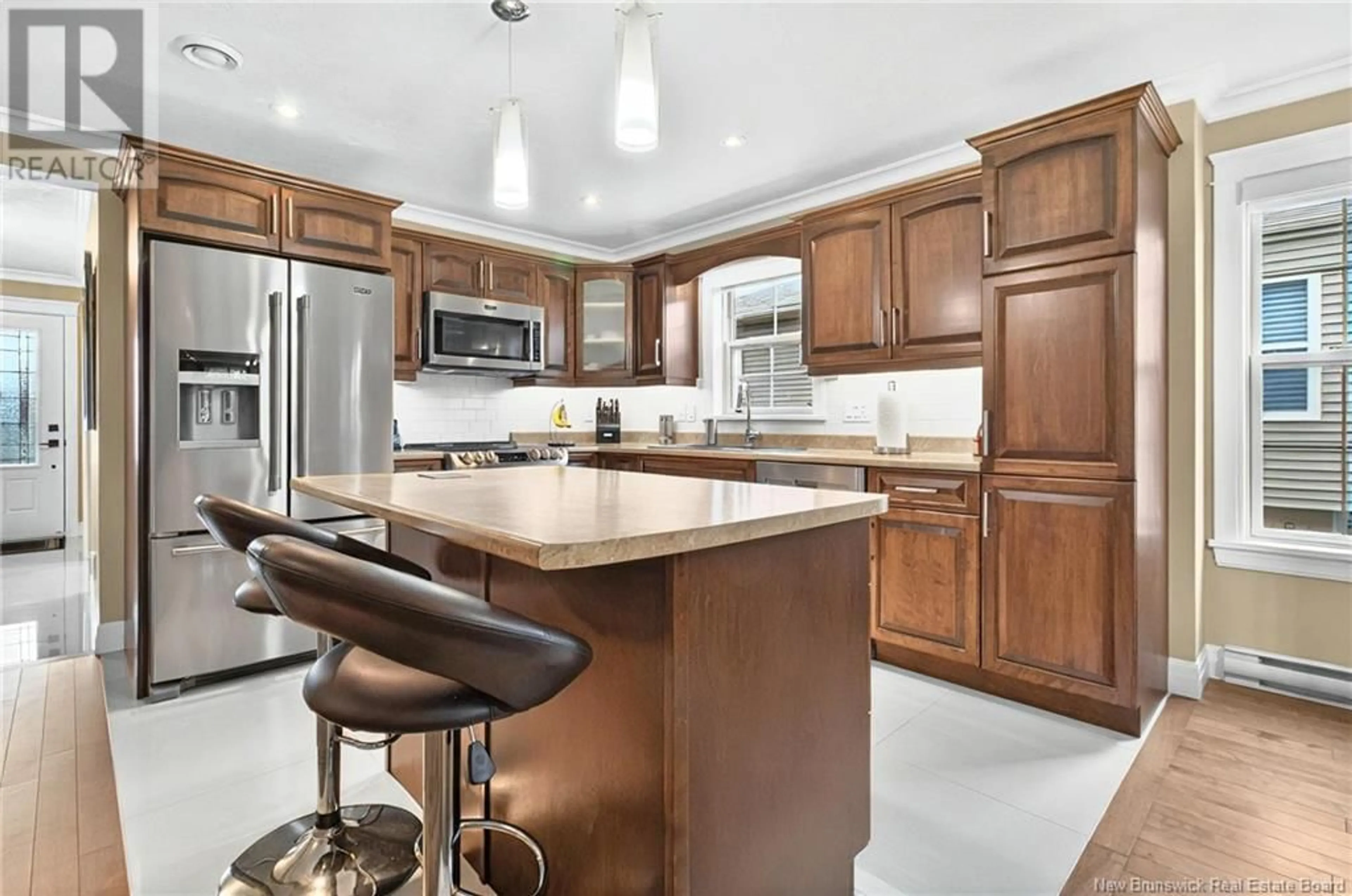 Open concept kitchen, ceramic/tile floor for 128 NORTHUMBERLAND DRIVE, Moncton New Brunswick E1A6C3