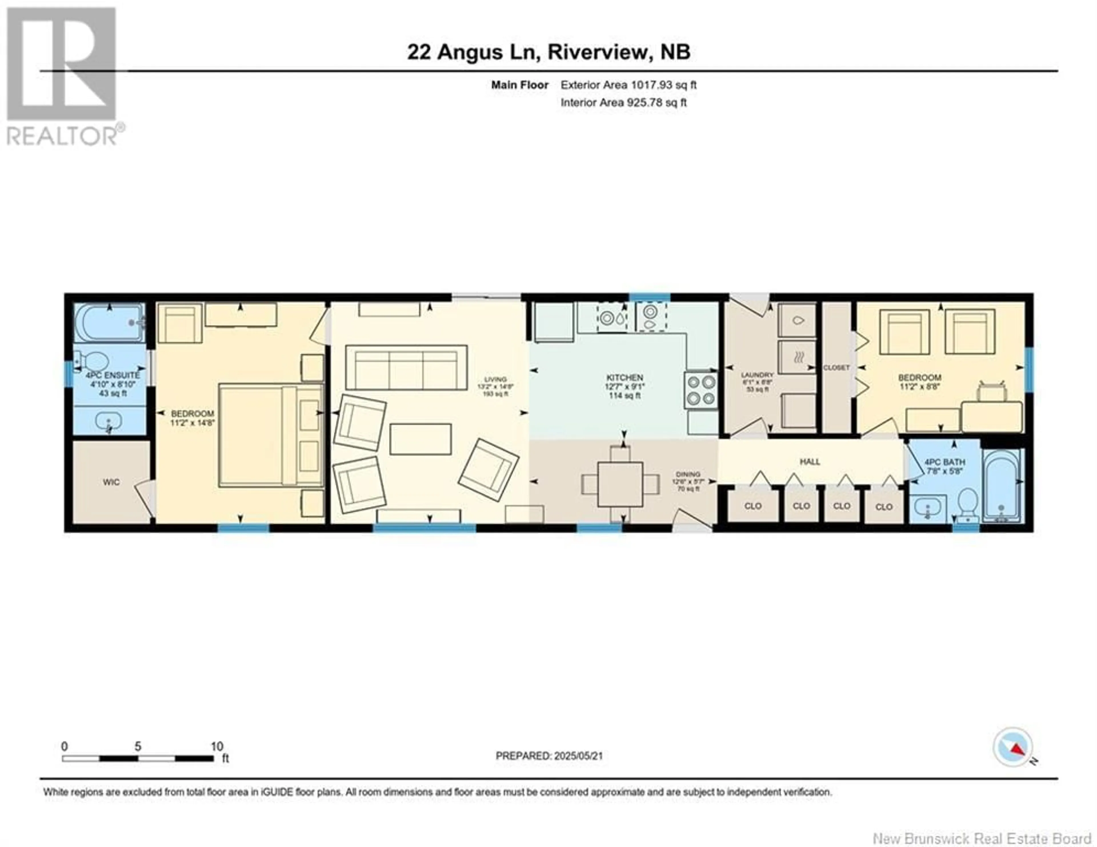 Floor plan for 22 ANGUS LANE, Riverview New Brunswick E1B5L9