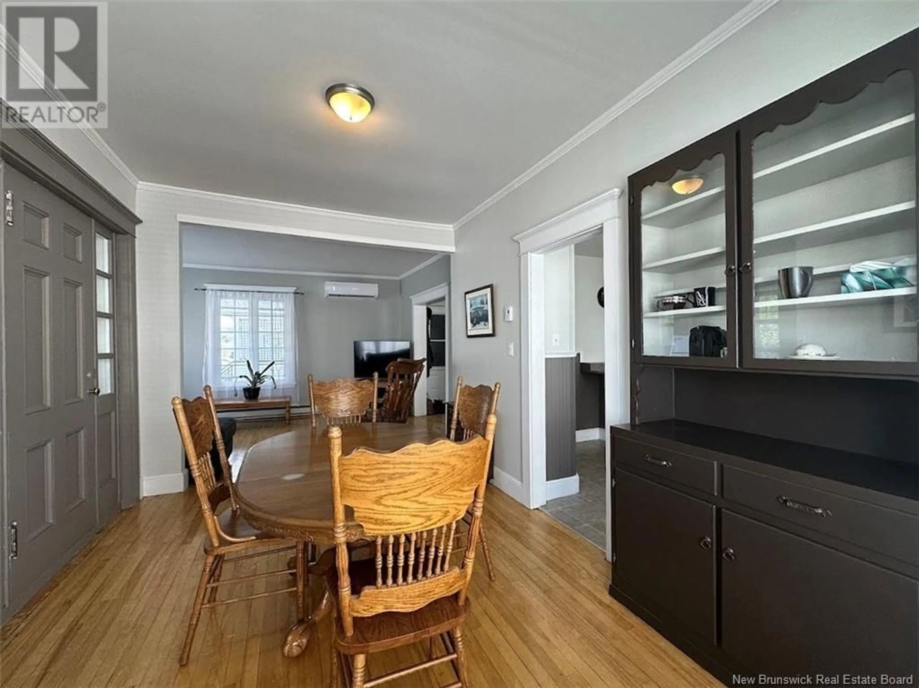Dining room, wood/laminate floor for 30 FRASER AVENUE, Edmundston New Brunswick E3V2B1