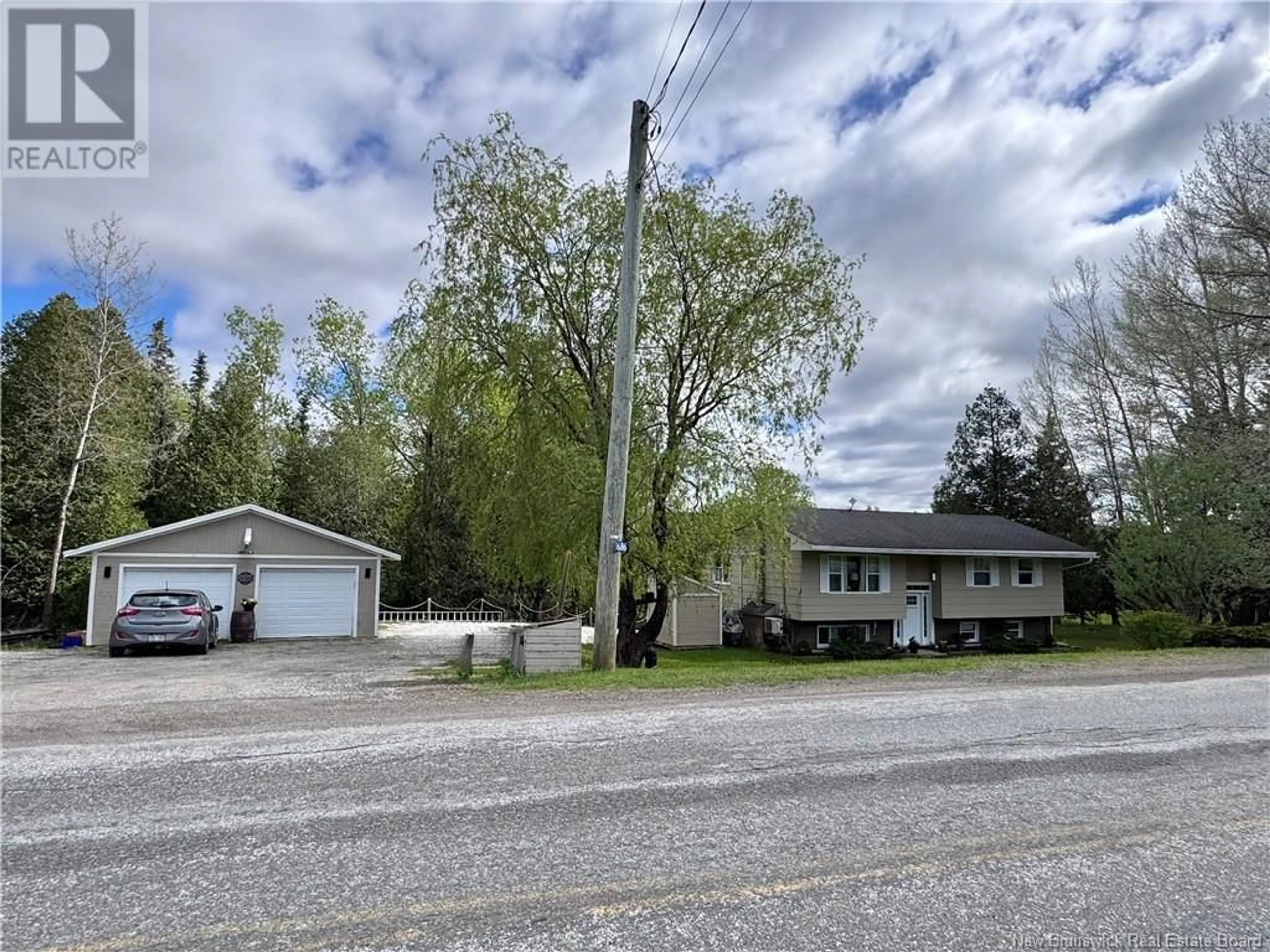 A pic from outside/outdoor area/front of a property/back of a property/a pic from drone, street for 1686 ROUTE 860, Titusville New Brunswick E5N3W3