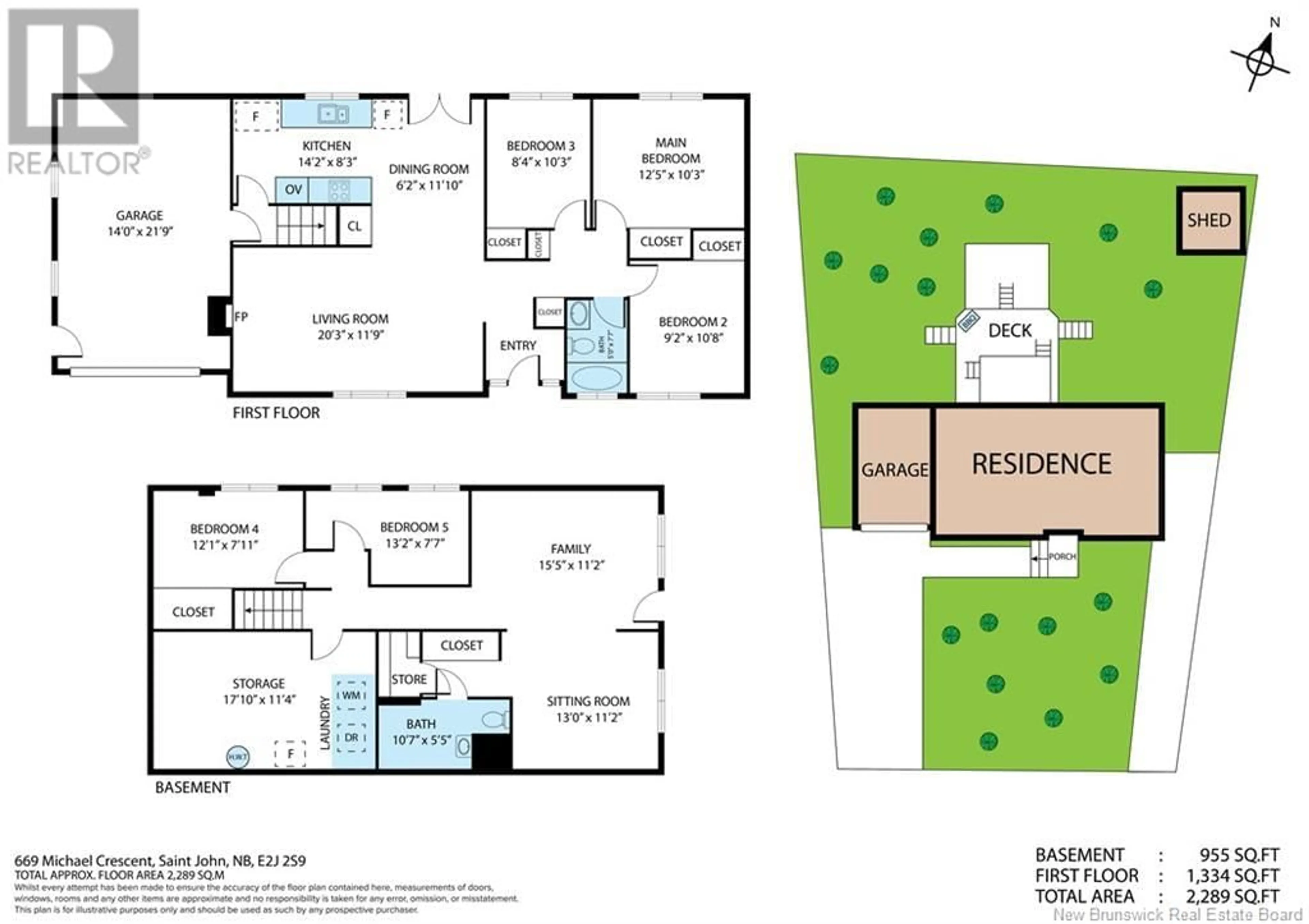 Floor plan for 669 MICHAEL CRESCENT, Saint John New Brunswick E2J2S9
