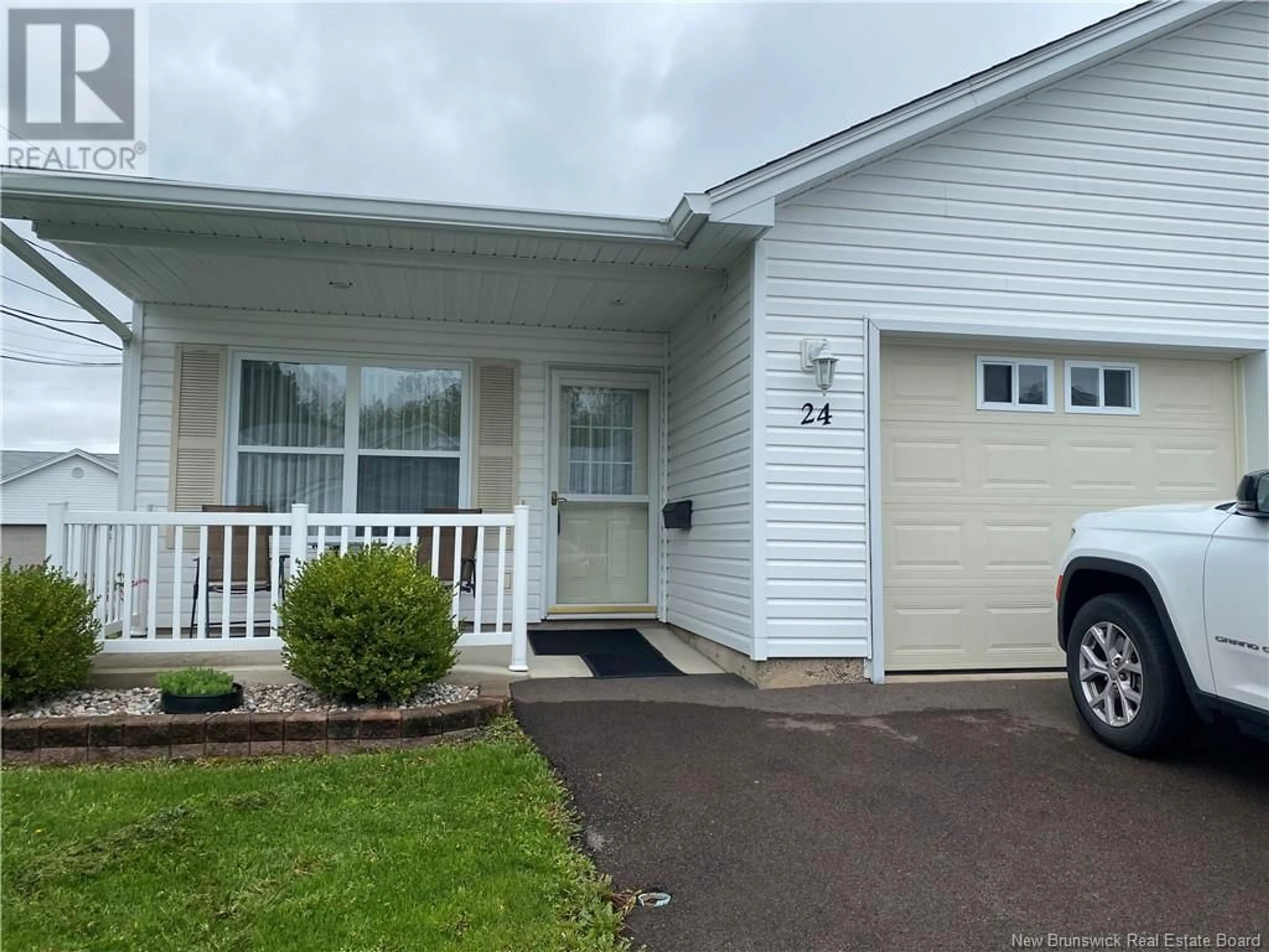 Home with vinyl exterior material, street for 24 MAPLE TRAIL LANE, Riverview New Brunswick E1B5K4