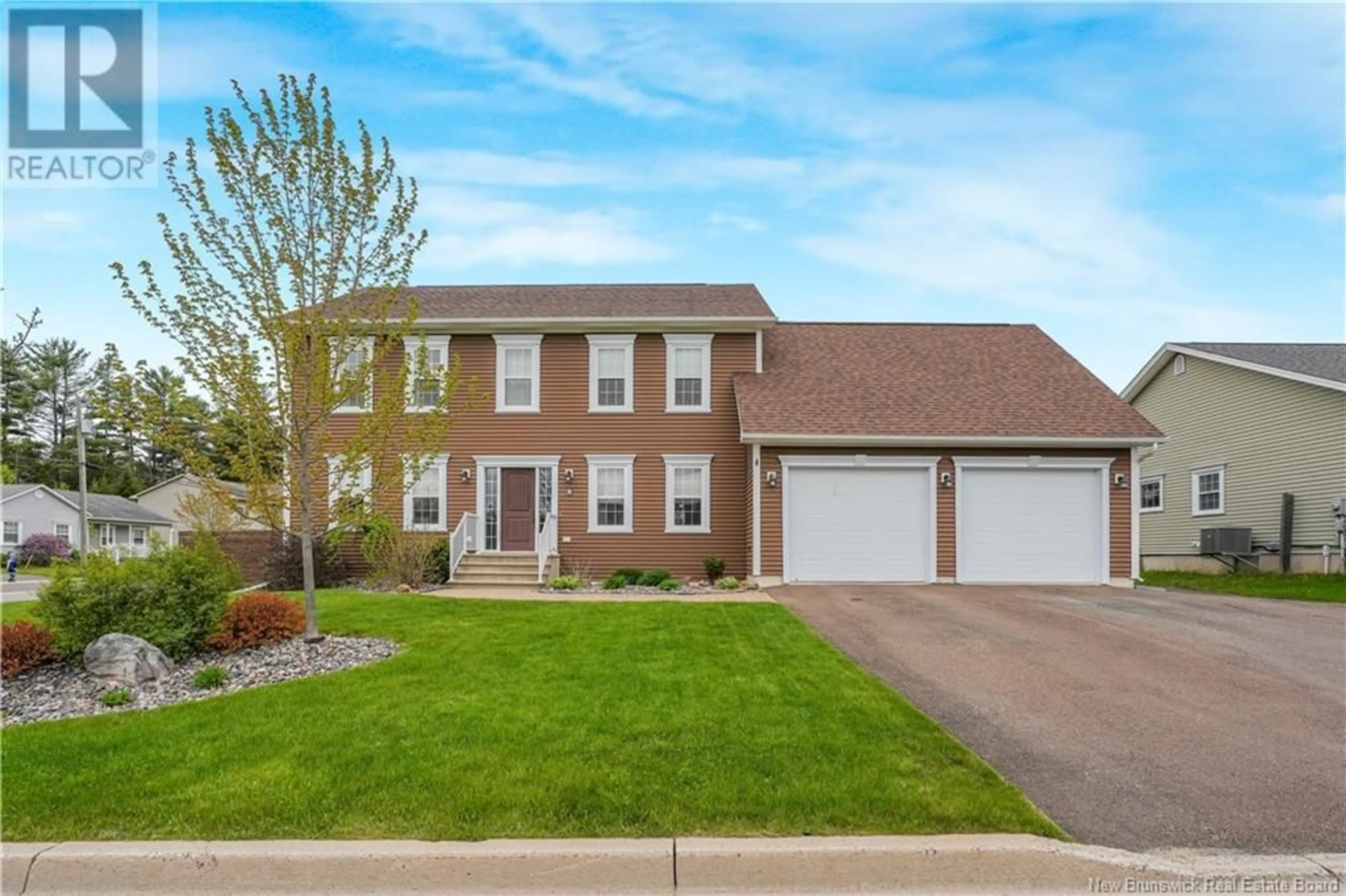 Home with brick exterior material, street for 5 LOUISE COURT, Fredericton New Brunswick E5G5M5