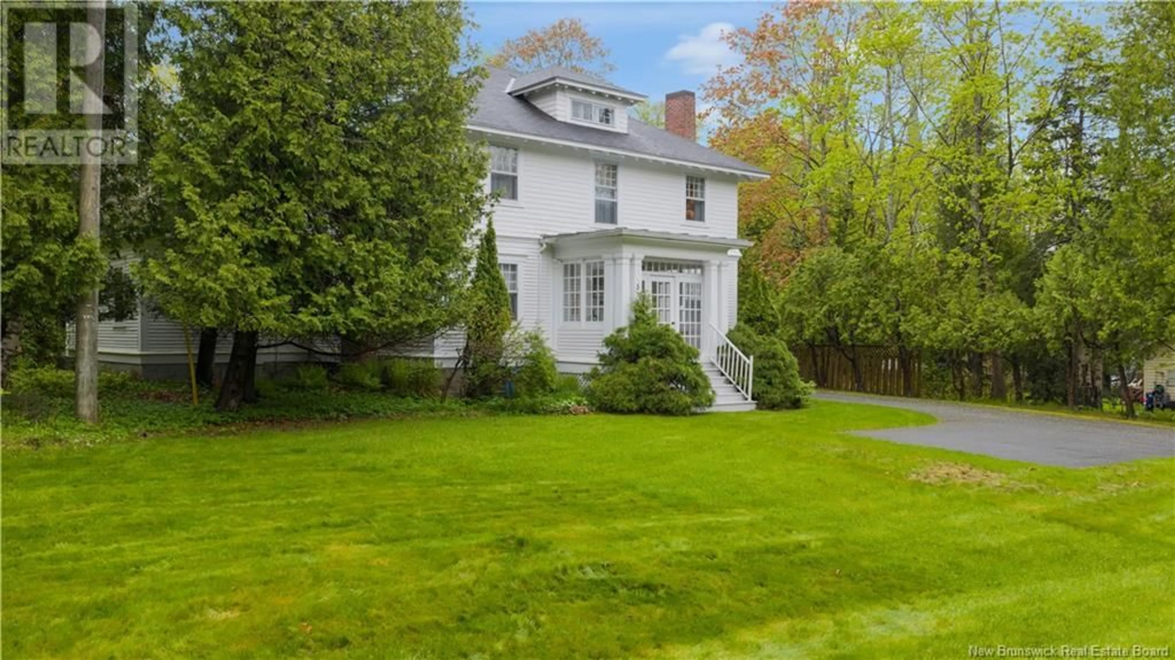 A pic from outside/outdoor area/front of a property/back of a property/a pic from drone, street for 5 PETERS LANE, Rothesay New Brunswick E2E5T2