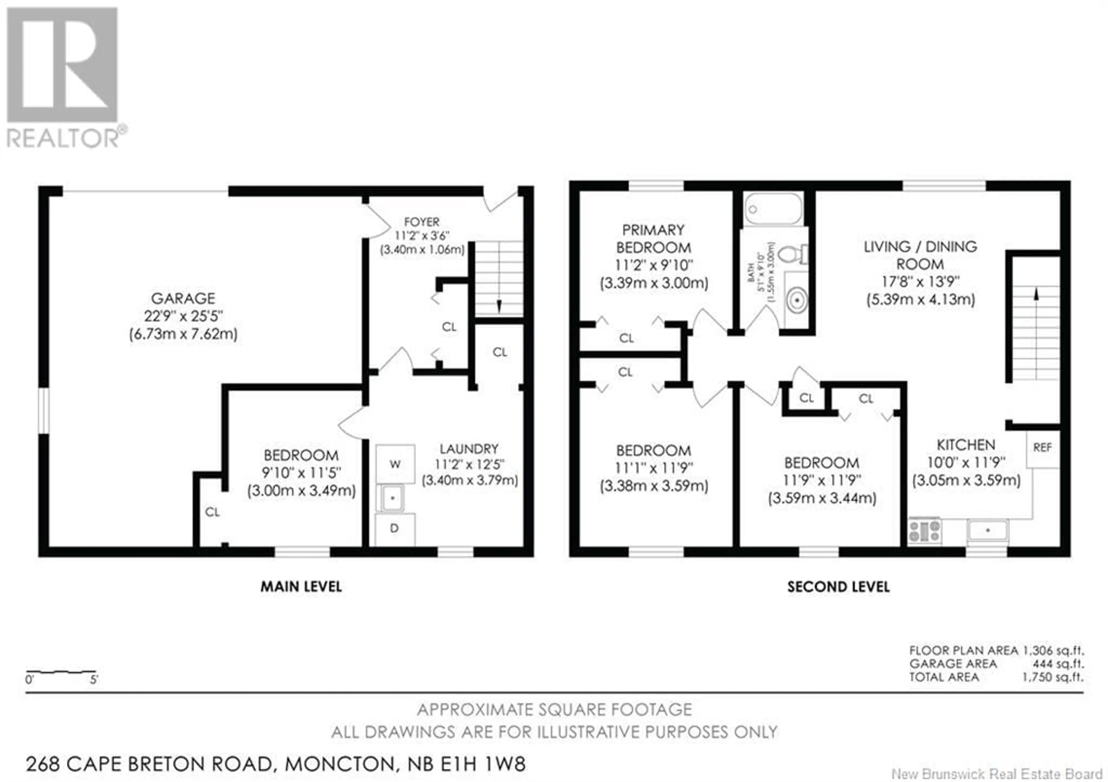 Floor plan for 268 CAPE BRETON ROAD, Irishtown New Brunswick E1H1W8