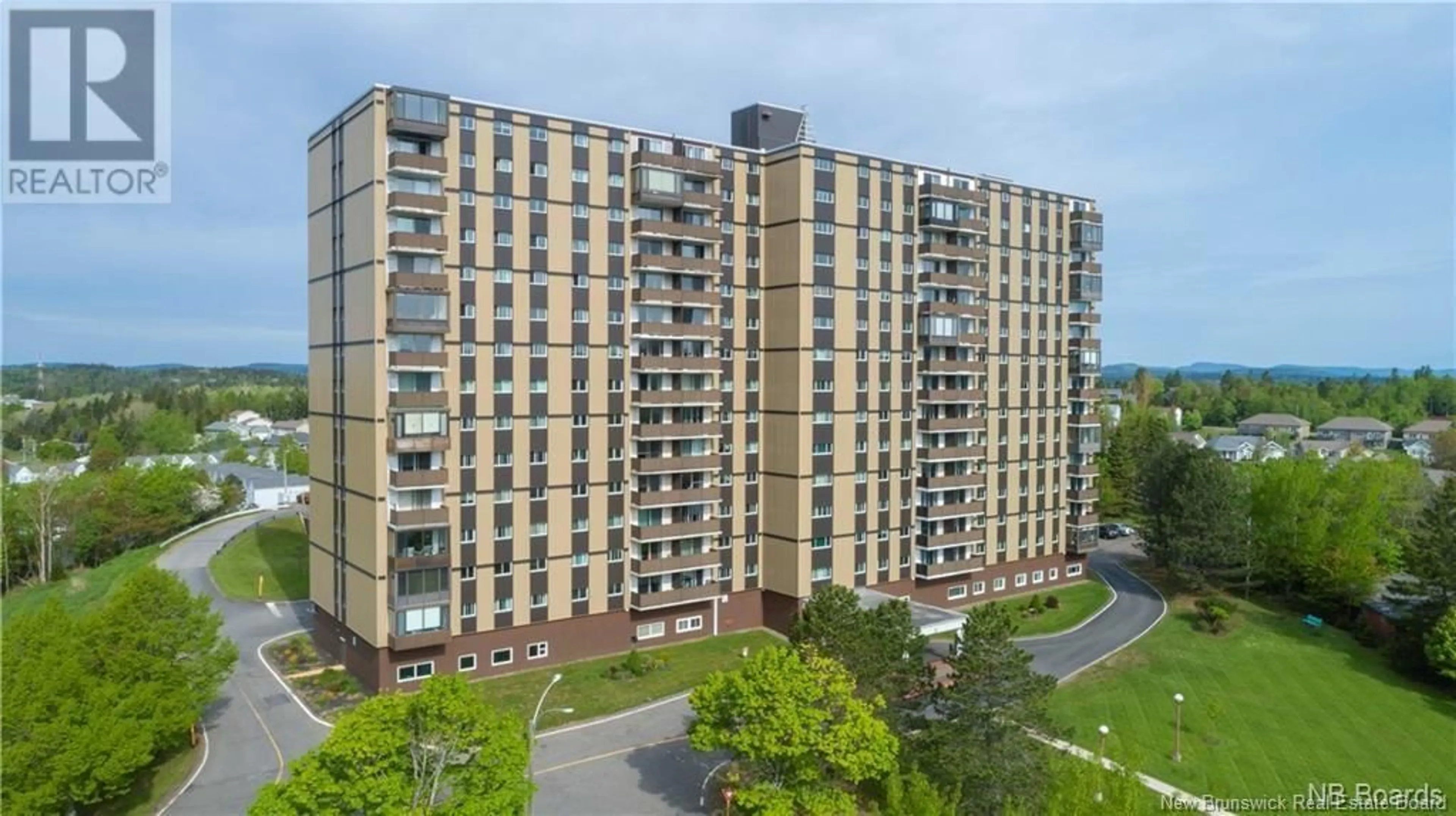 A pic from outside/outdoor area/front of a property/back of a property/a pic from drone, city buildings view from balcony for 610 - 310 WOODWARD AVENUE, Saint John New Brunswick E2K2L1