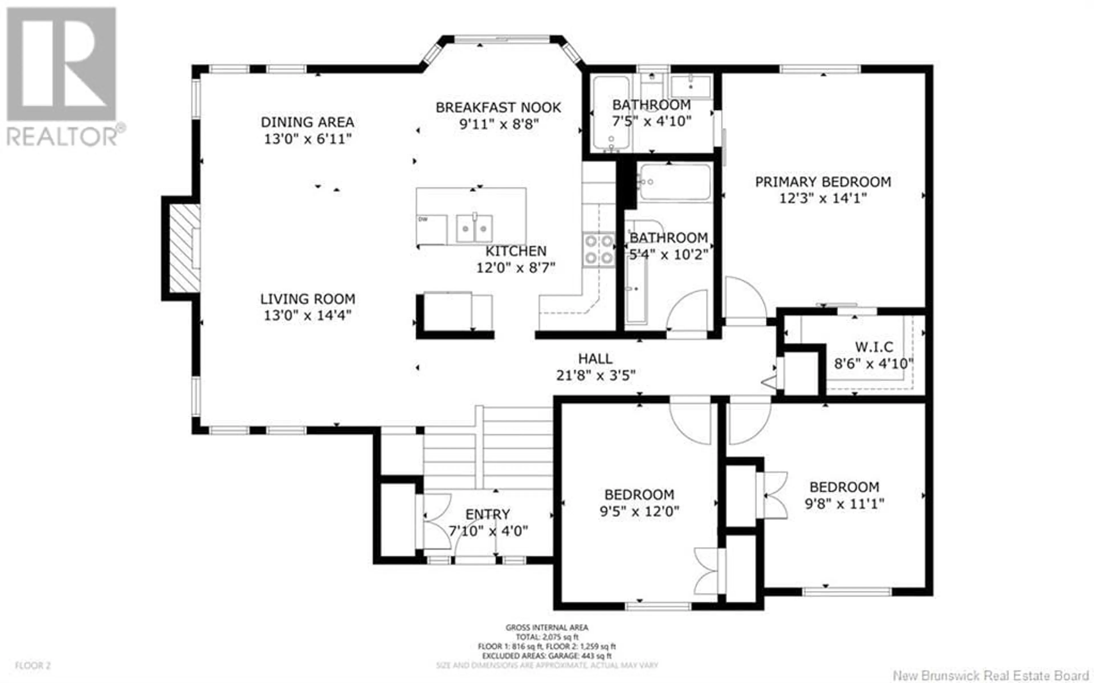 Floor plan for 989 DOUGLAS AVENUE, Fredericton New Brunswick E3A9M8