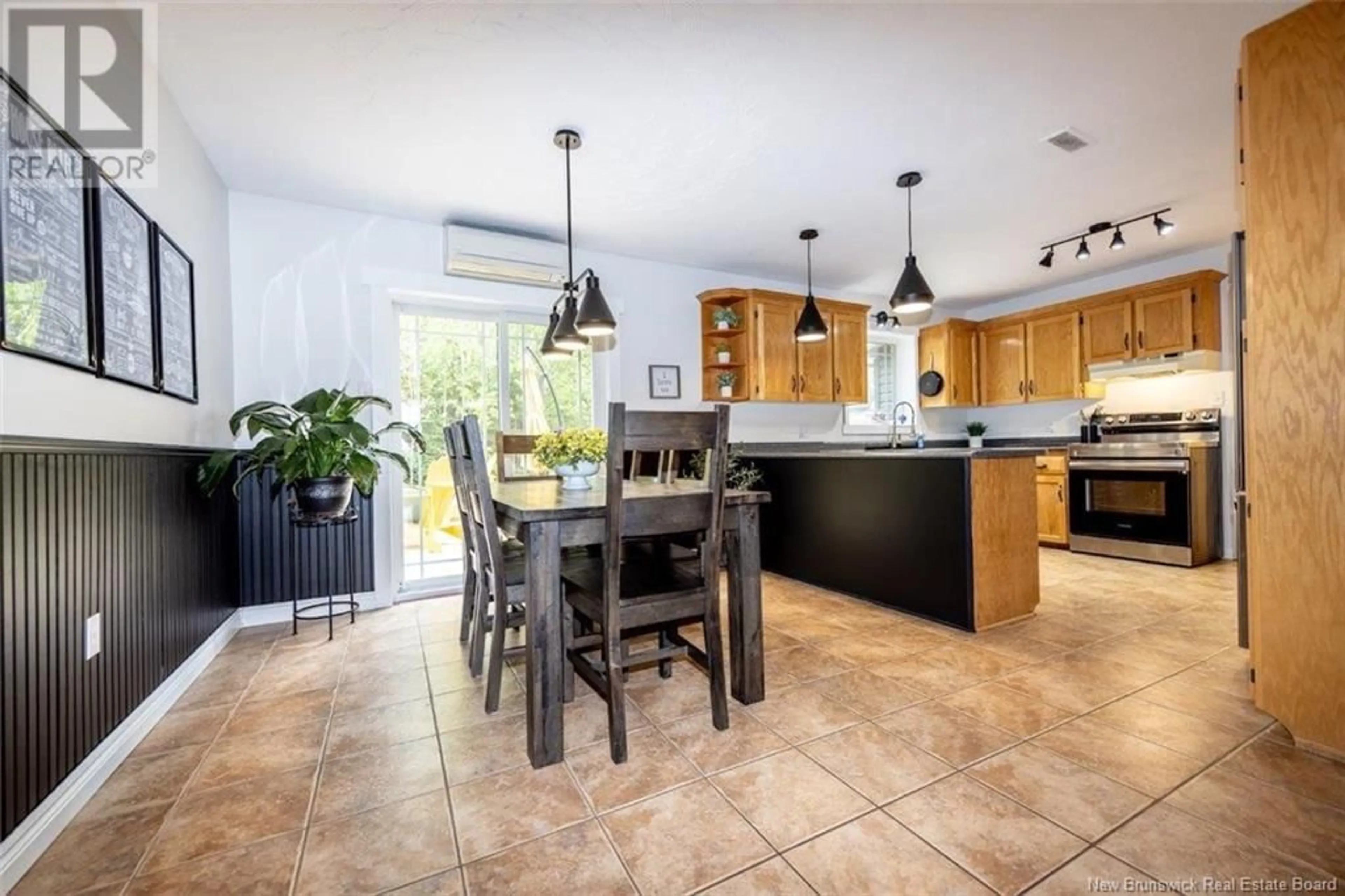 Open concept kitchen, ceramic/tile floor for 100 DEBBIE LANE, Richibucto Road New Brunswick E3A6T9