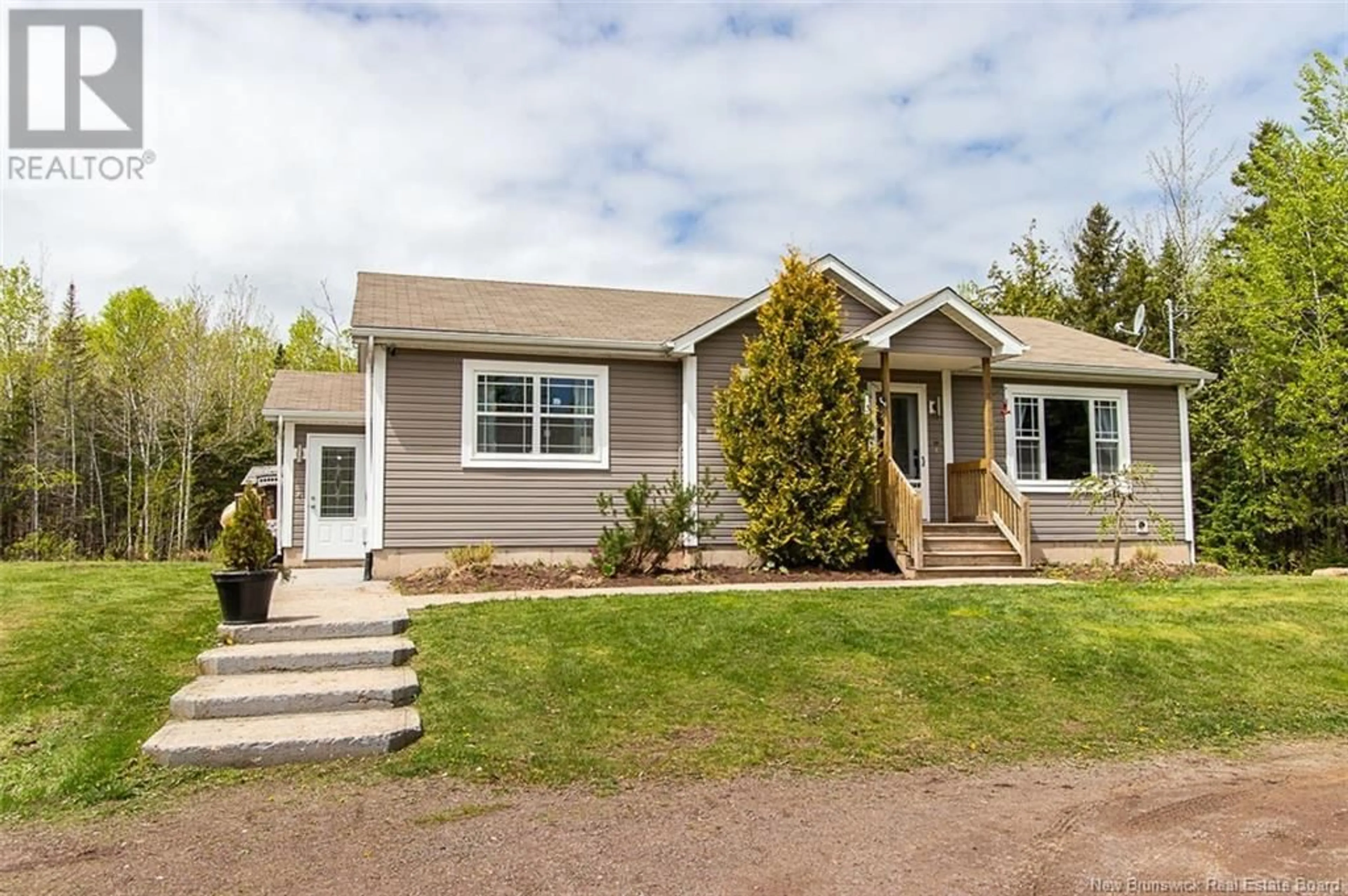 Home with vinyl exterior material, street for 98 SCOTCH SETTLEMENT ROAD, Irishtown New Brunswick E1H1P7