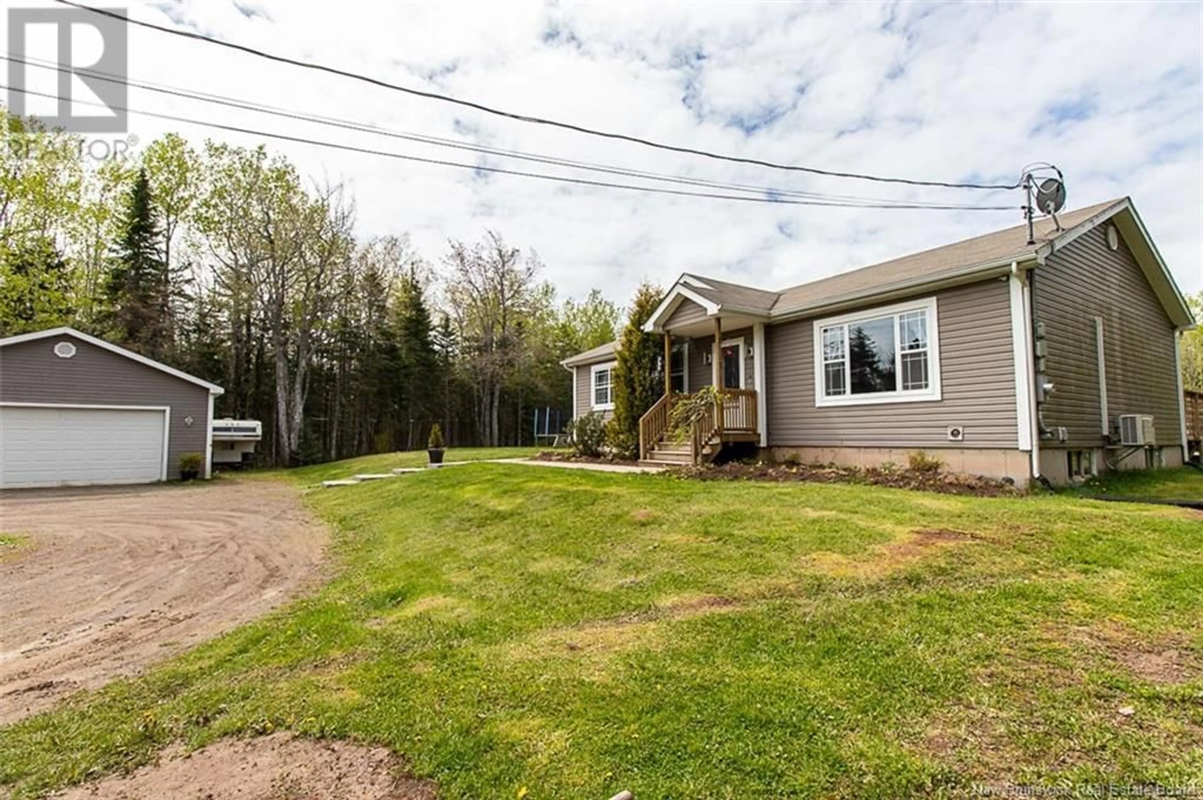 A pic from outside/outdoor area/front of a property/back of a property/a pic from drone, street for 98 SCOTCH SETTLEMENT ROAD, Irishtown New Brunswick E1H1P7