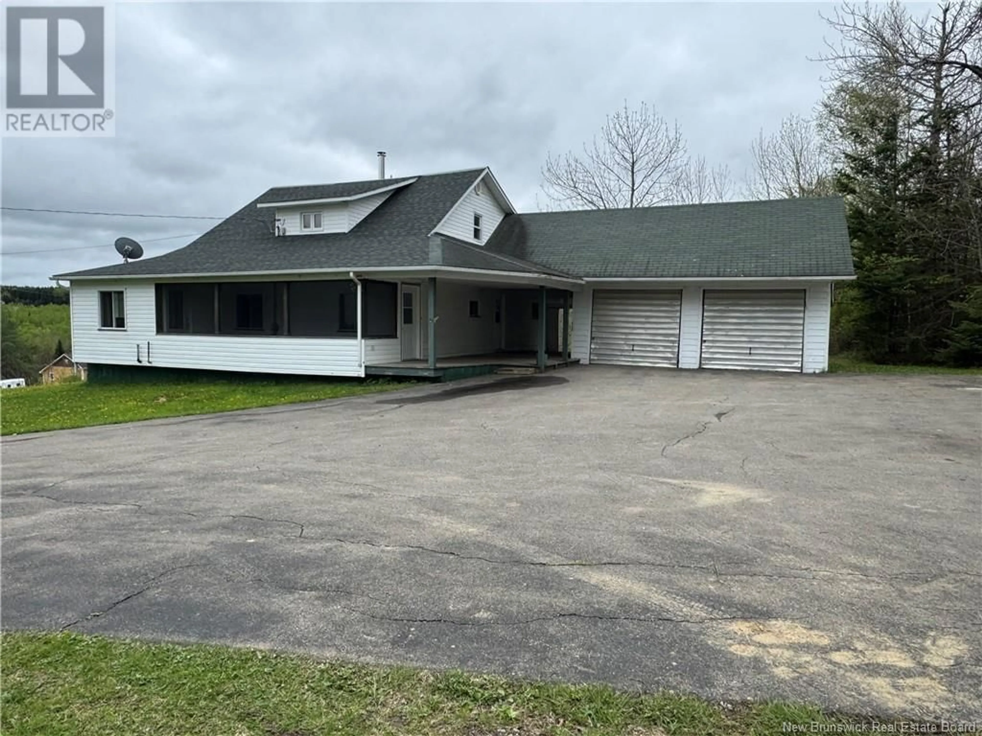 A pic from outside/outdoor area/front of a property/back of a property/a pic from drone, street for 1380 ROUTE 110, Royalton New Brunswick E7K2E2