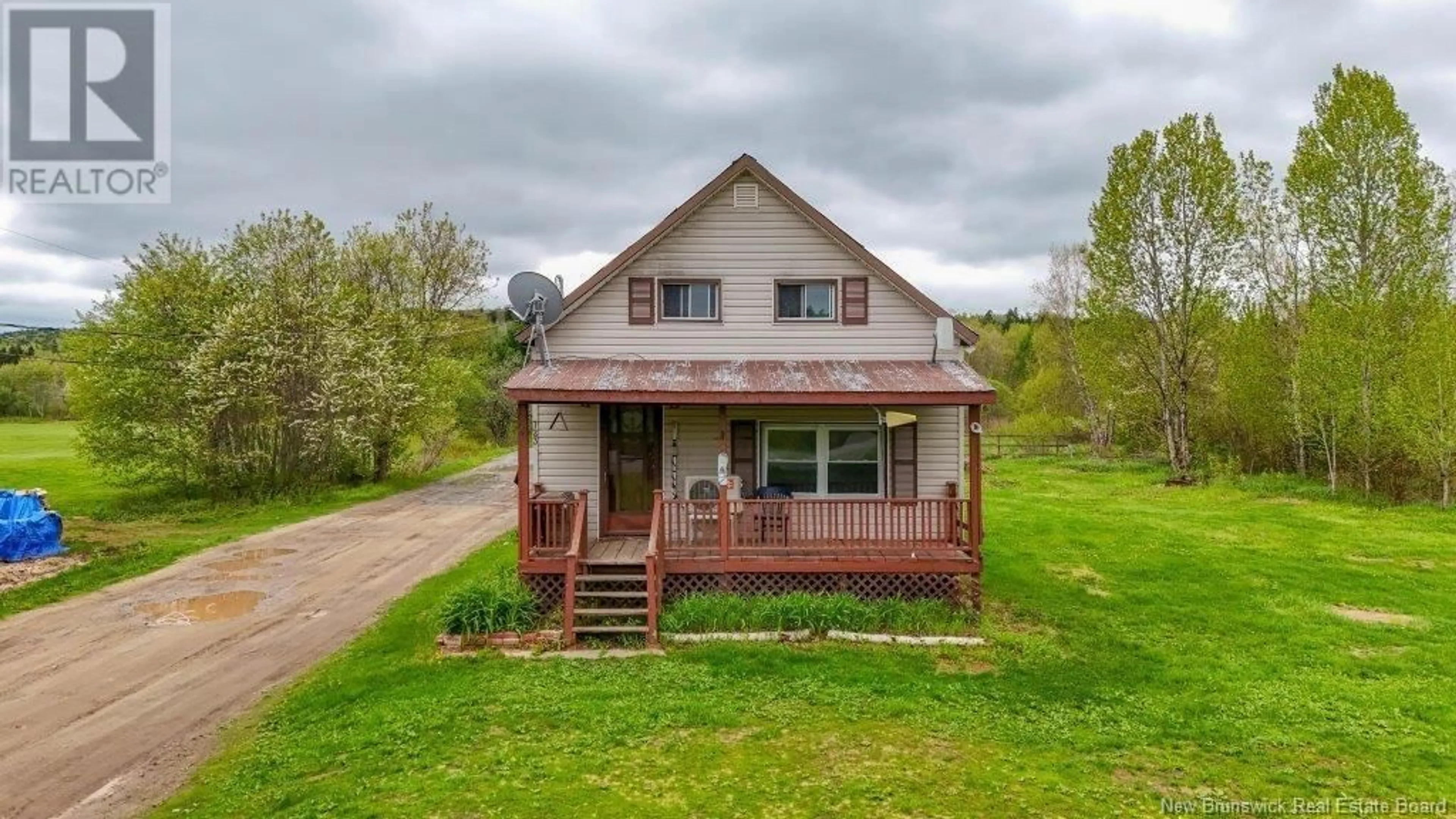 A pic from outside/outdoor area/front of a property/back of a property/a pic from drone, unknown for 723 ROUTE 628, Durham Bridge New Brunswick E6C1N6