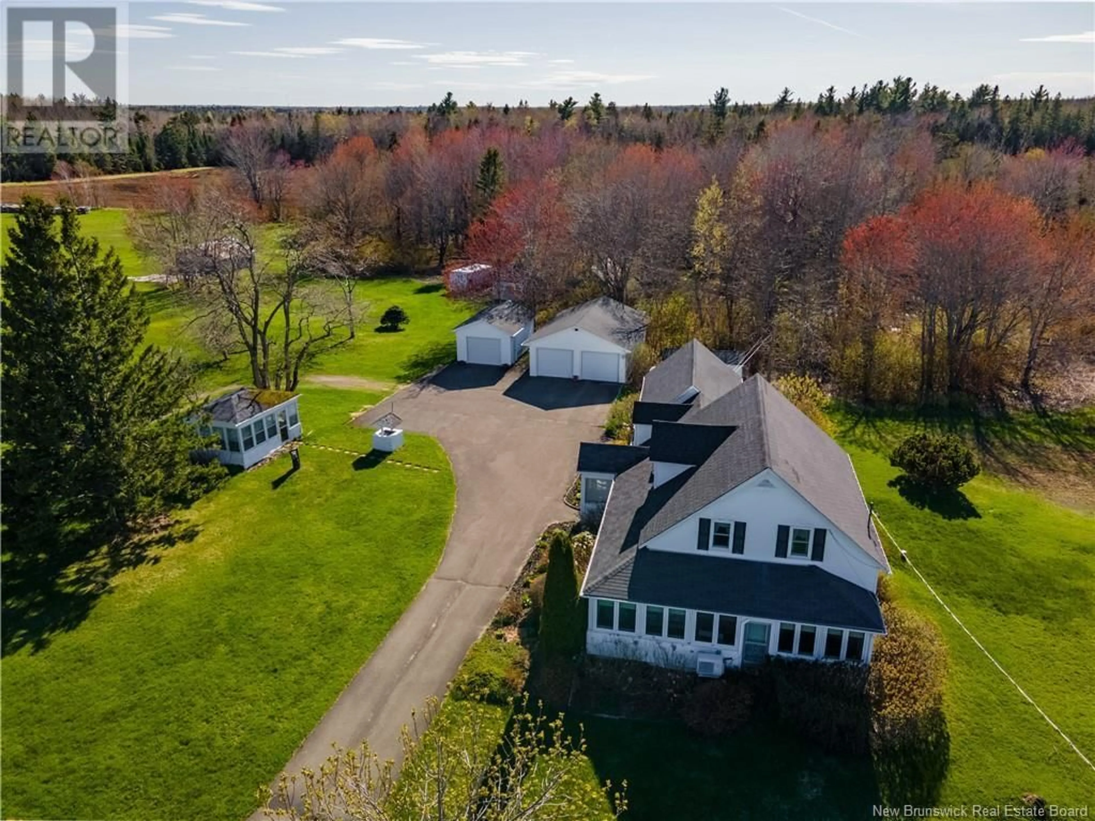 A pic from outside/outdoor area/front of a property/back of a property/a pic from drone, unknown for 1365 RENAUDS MILLS ROAD, Champ Dore New Brunswick E4V2N8