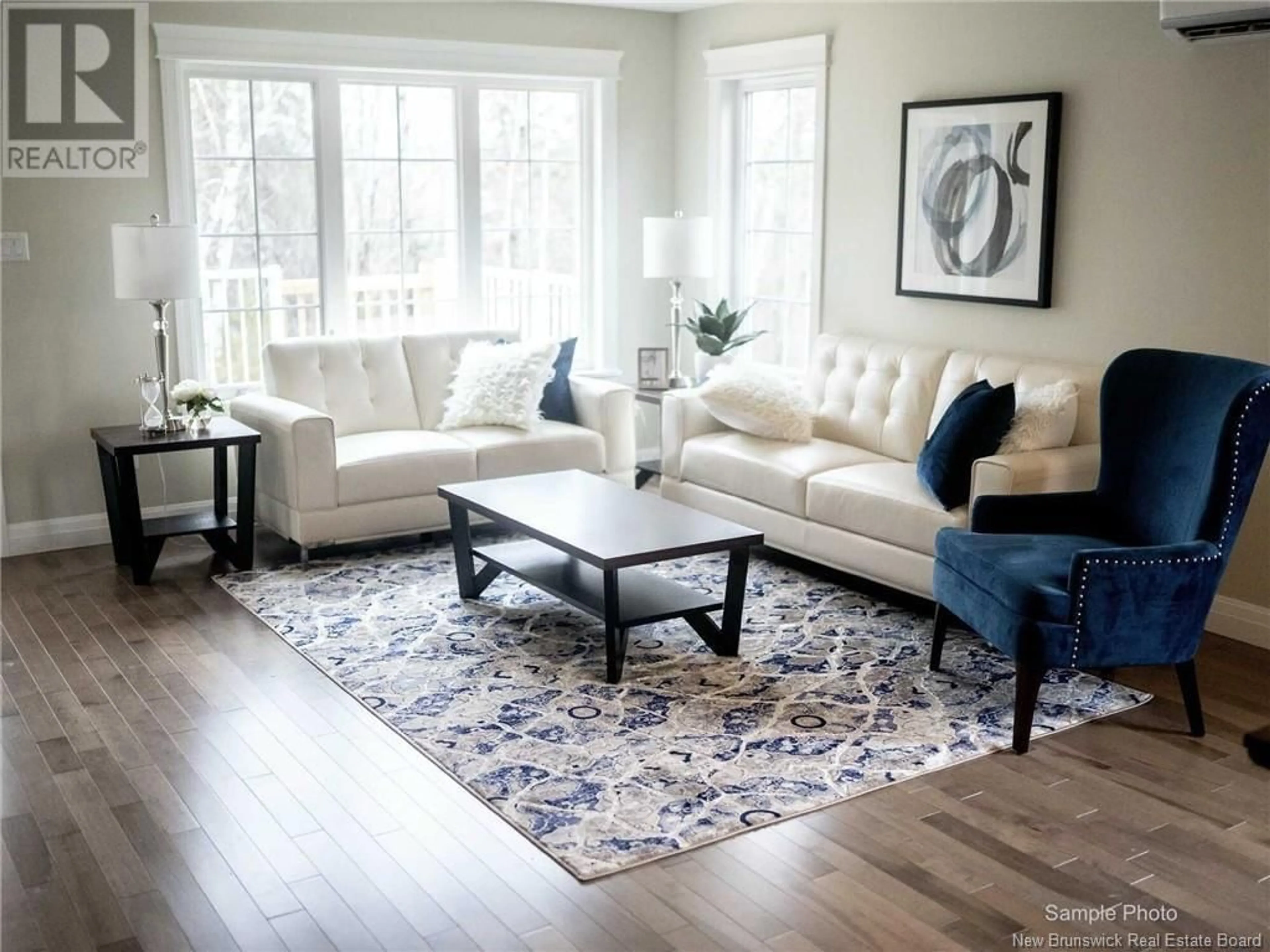 Living room with furniture, unknown for 25 LEAVERY STREET, Fredericton New Brunswick E3G5V6