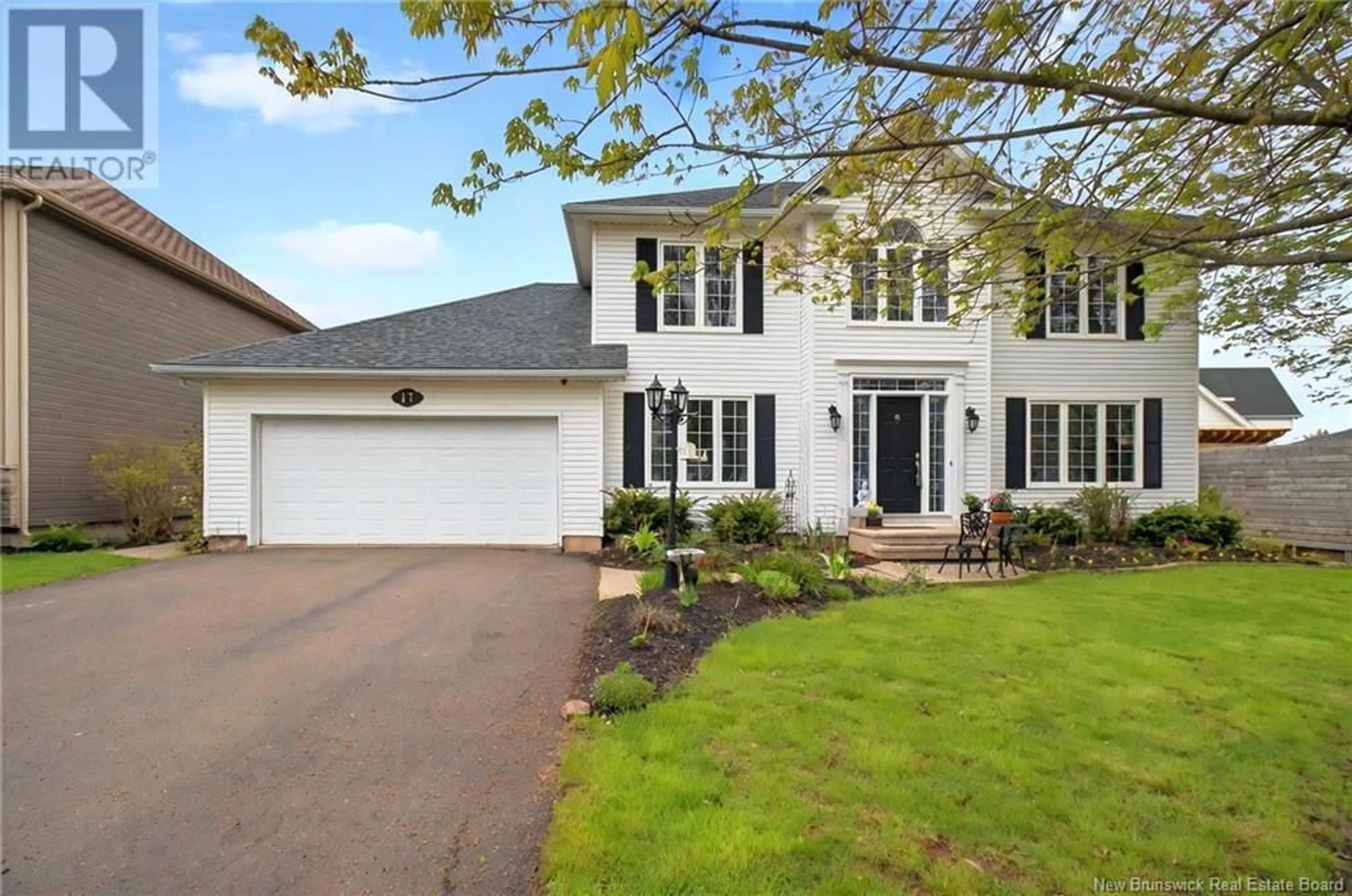 Home with vinyl exterior material, street for 17 TANGLEWOOD DRIVE, Moncton New Brunswick E1G2H6