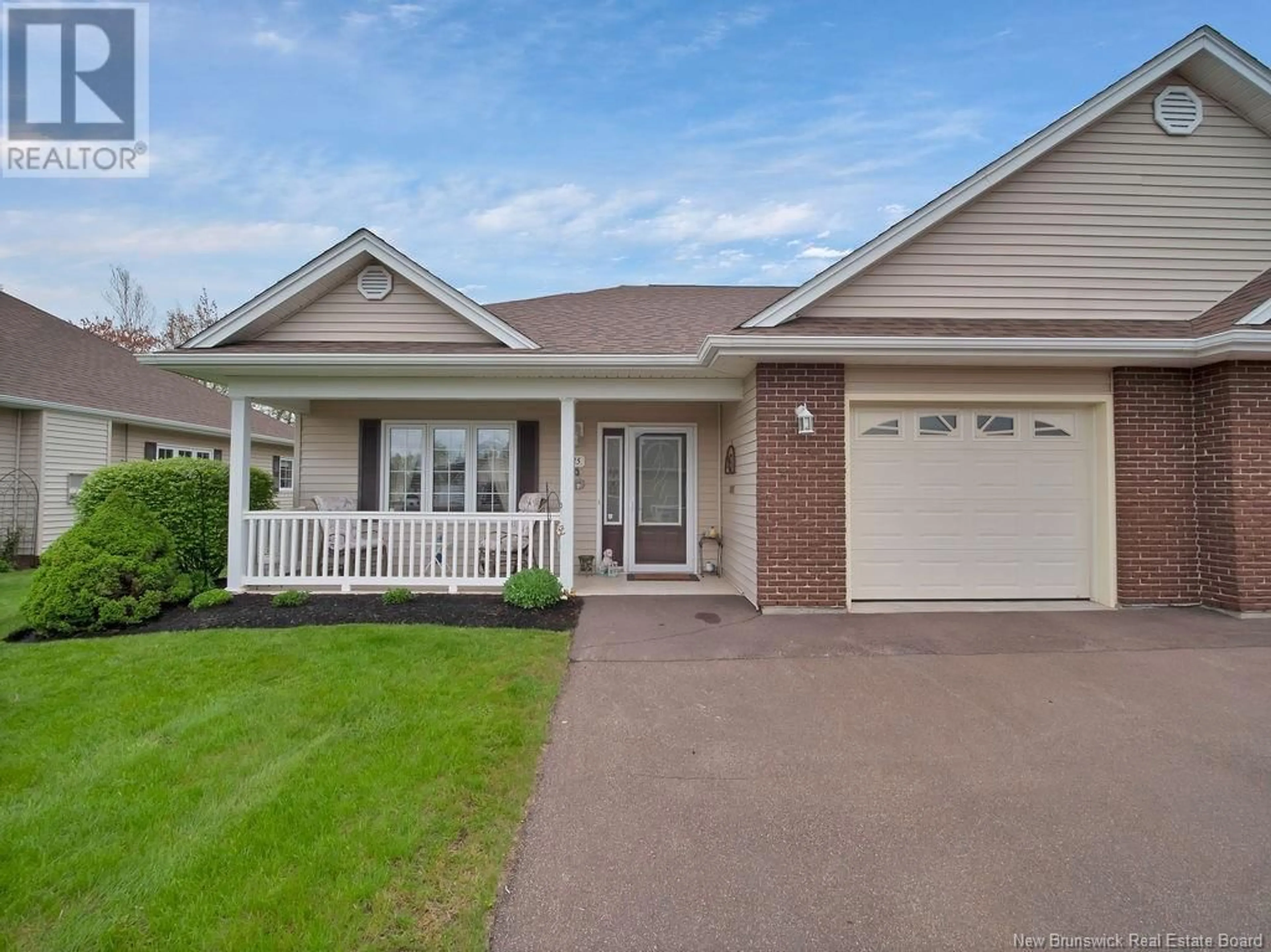 Home with vinyl exterior material, street for 35 ADELIE LANE, Moncton New Brunswick E1A0N4
