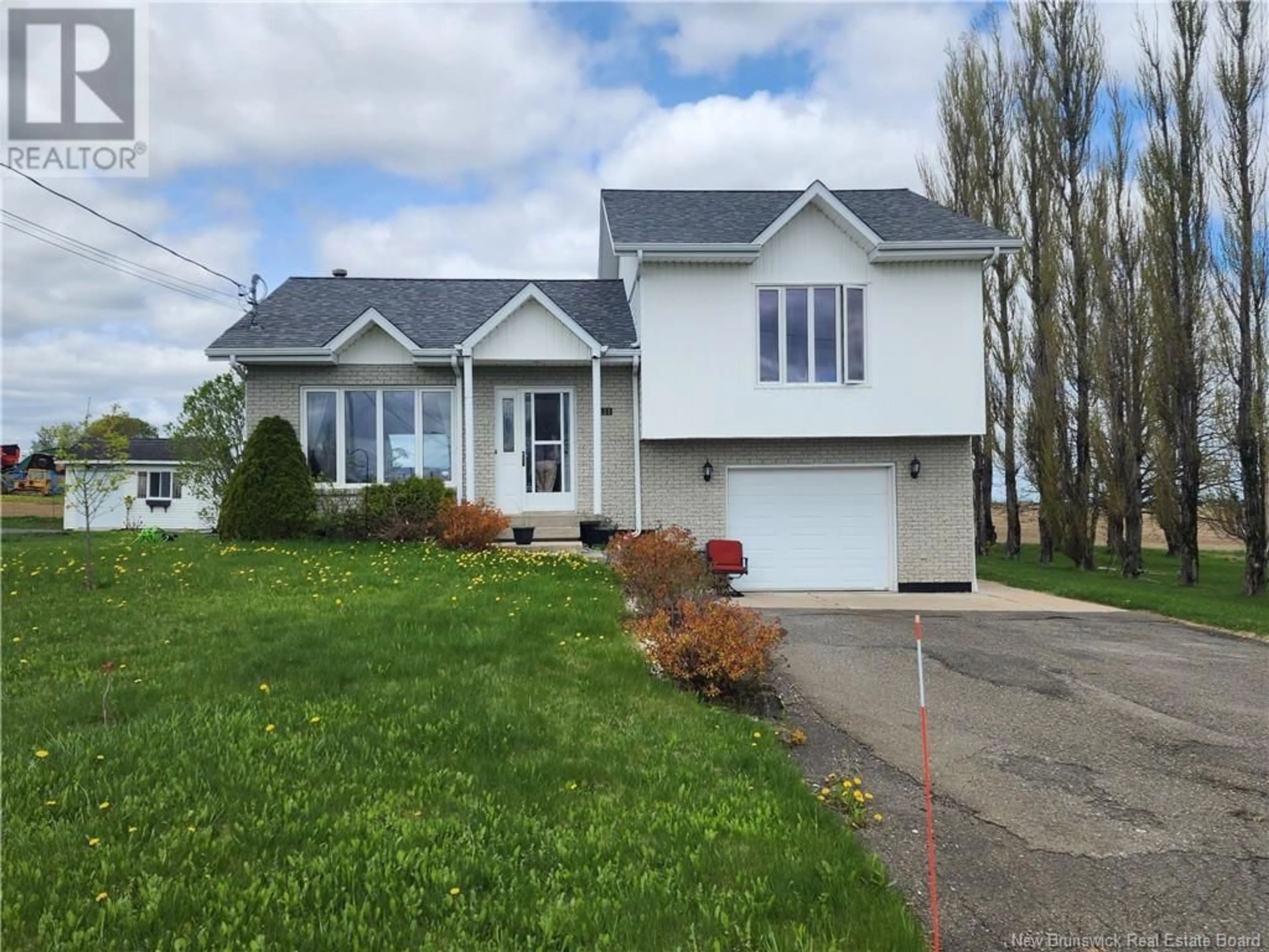 Home with vinyl exterior material, street for 111 MORIN STREET, Drummond New Brunswick E3Y2E2