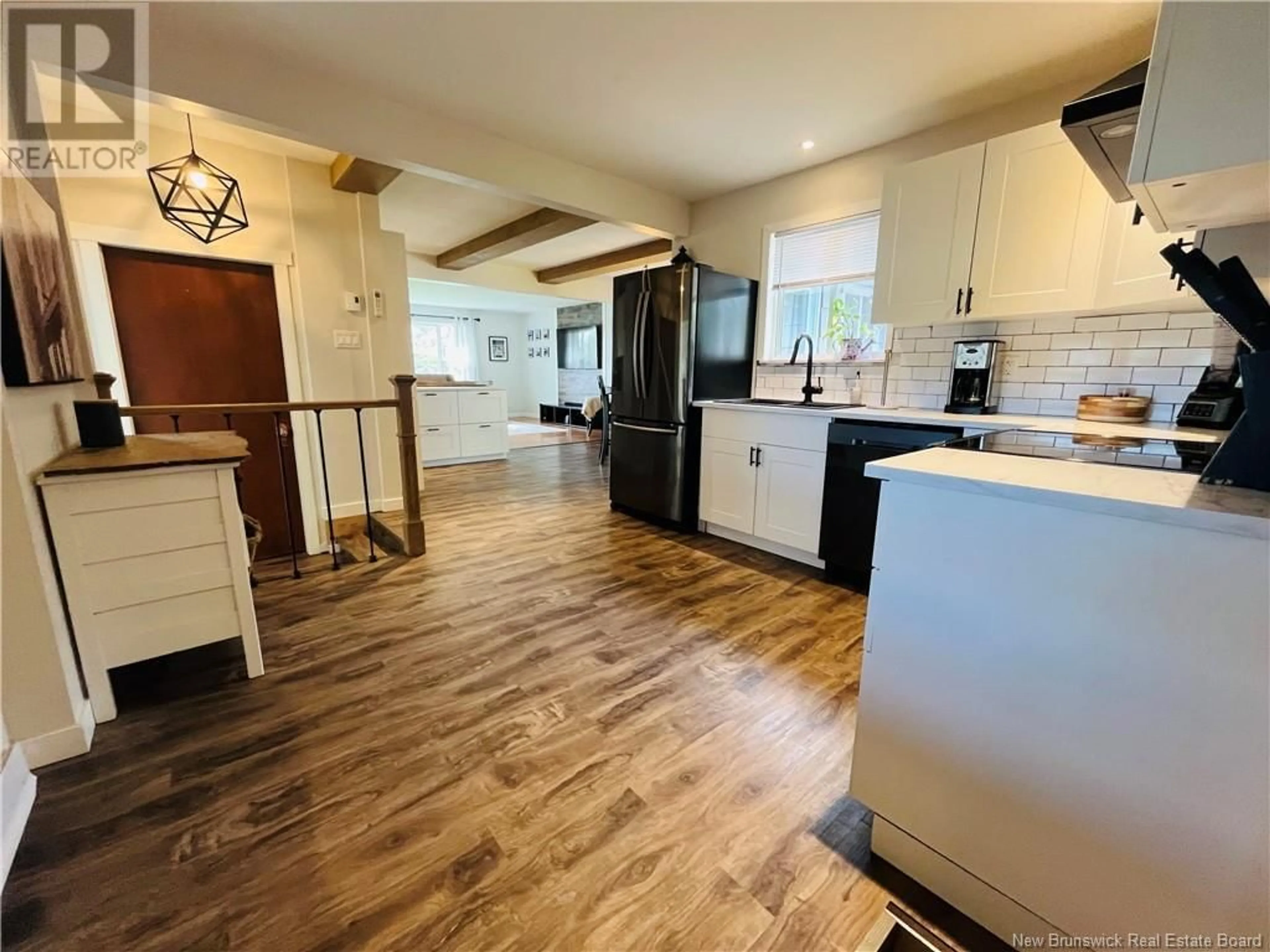 Open concept kitchen, ceramic/tile floor for 209 KINGSWAY AVENUE, Miramichi New Brunswick E1V3B9