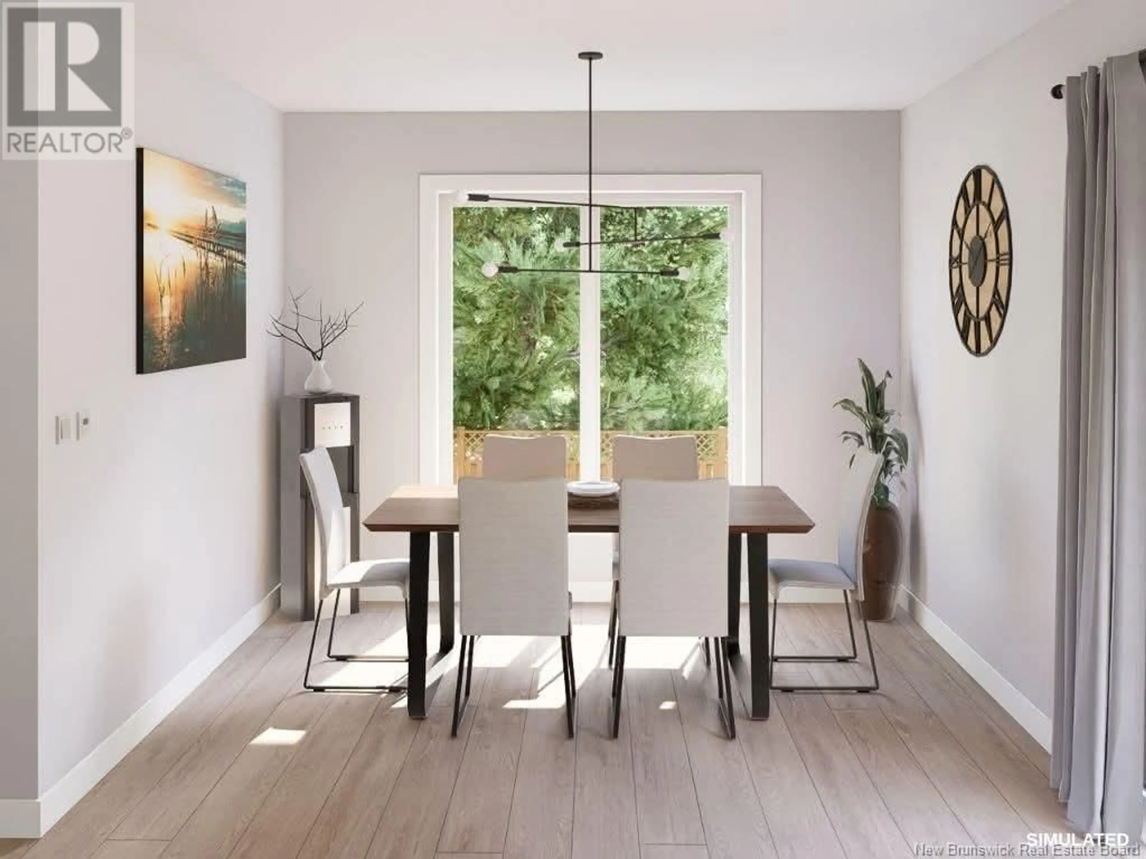 Dining room, wood/laminate floor for 168 HERMAN STREET, Dieppe New Brunswick E1A0R3