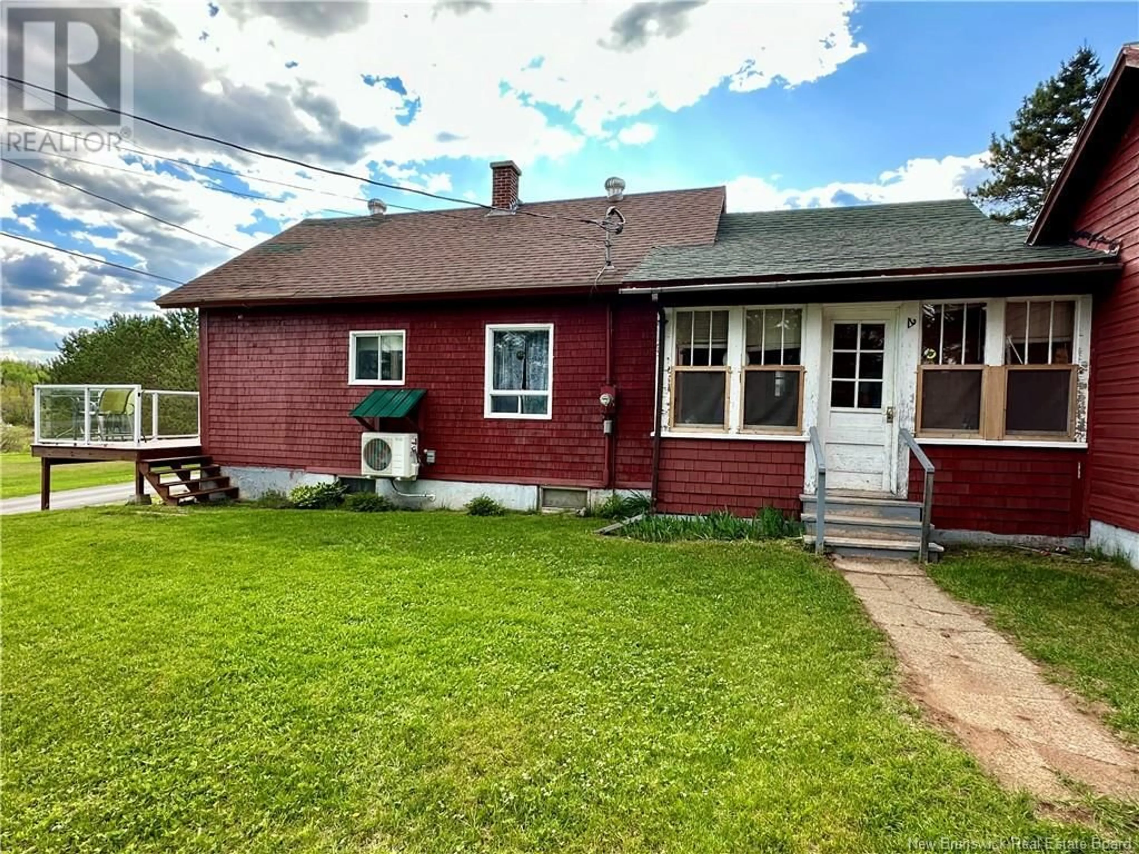 A pic from outside/outdoor area/front of a property/back of a property/a pic from drone, street for 46 CUFFLEY ROAD, Wapske New Brunswick E7G1B8