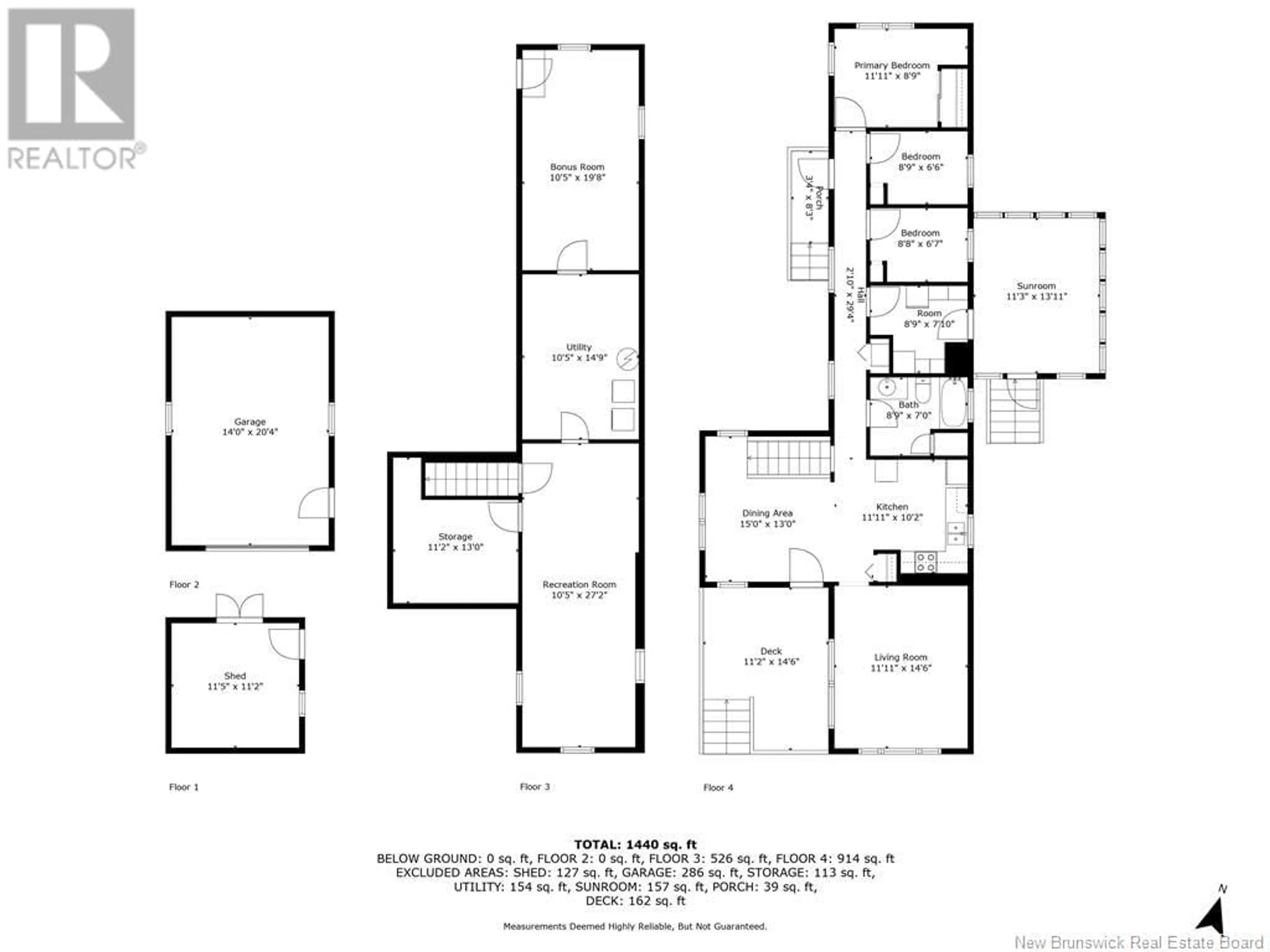 Floor plan for 1072 HOWARD ROAD, Keenans New Brunswick E9B2E7