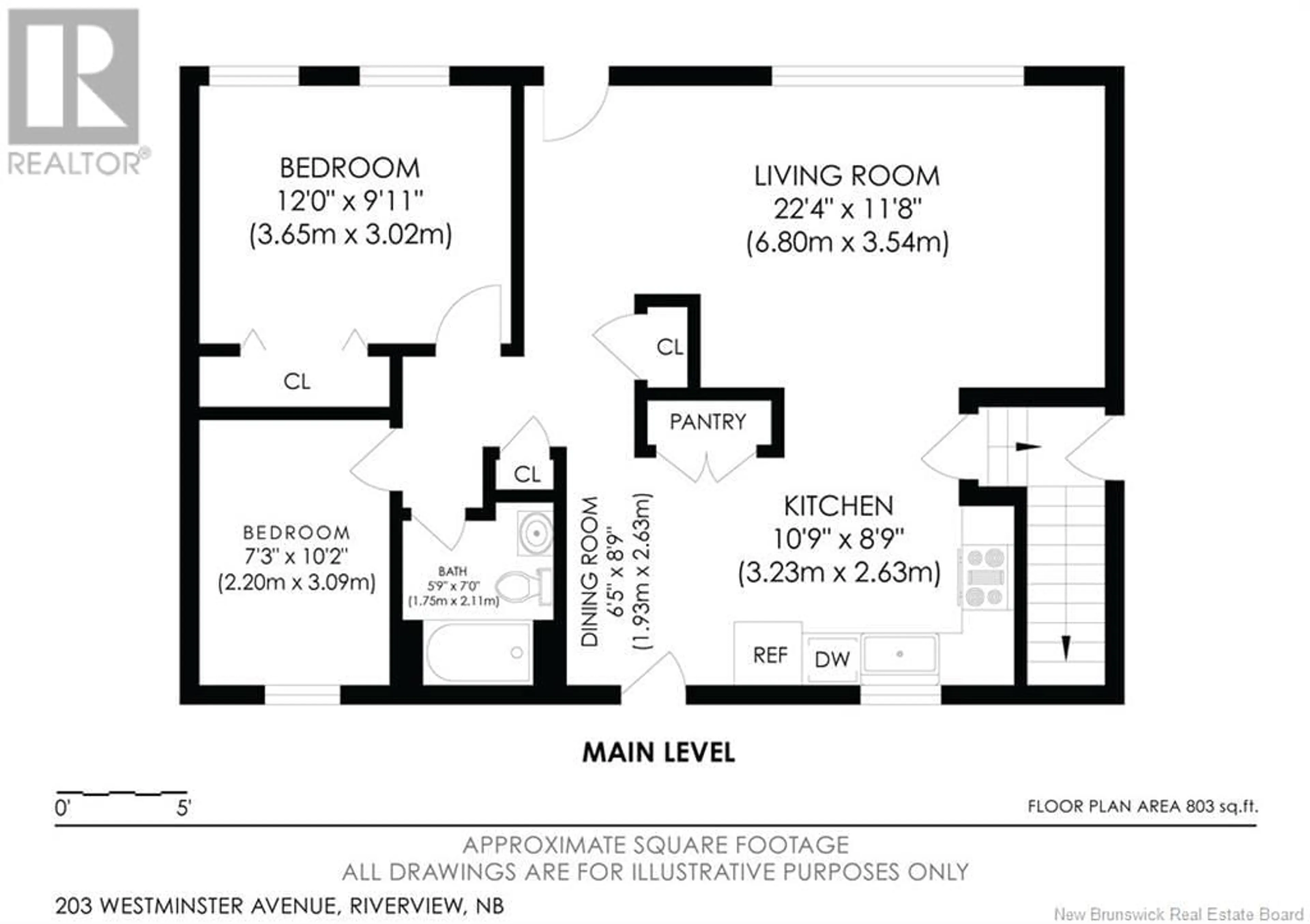 Floor plan for 203 WESTMINSTER AVENUE, Riverview New Brunswick E1B2R1