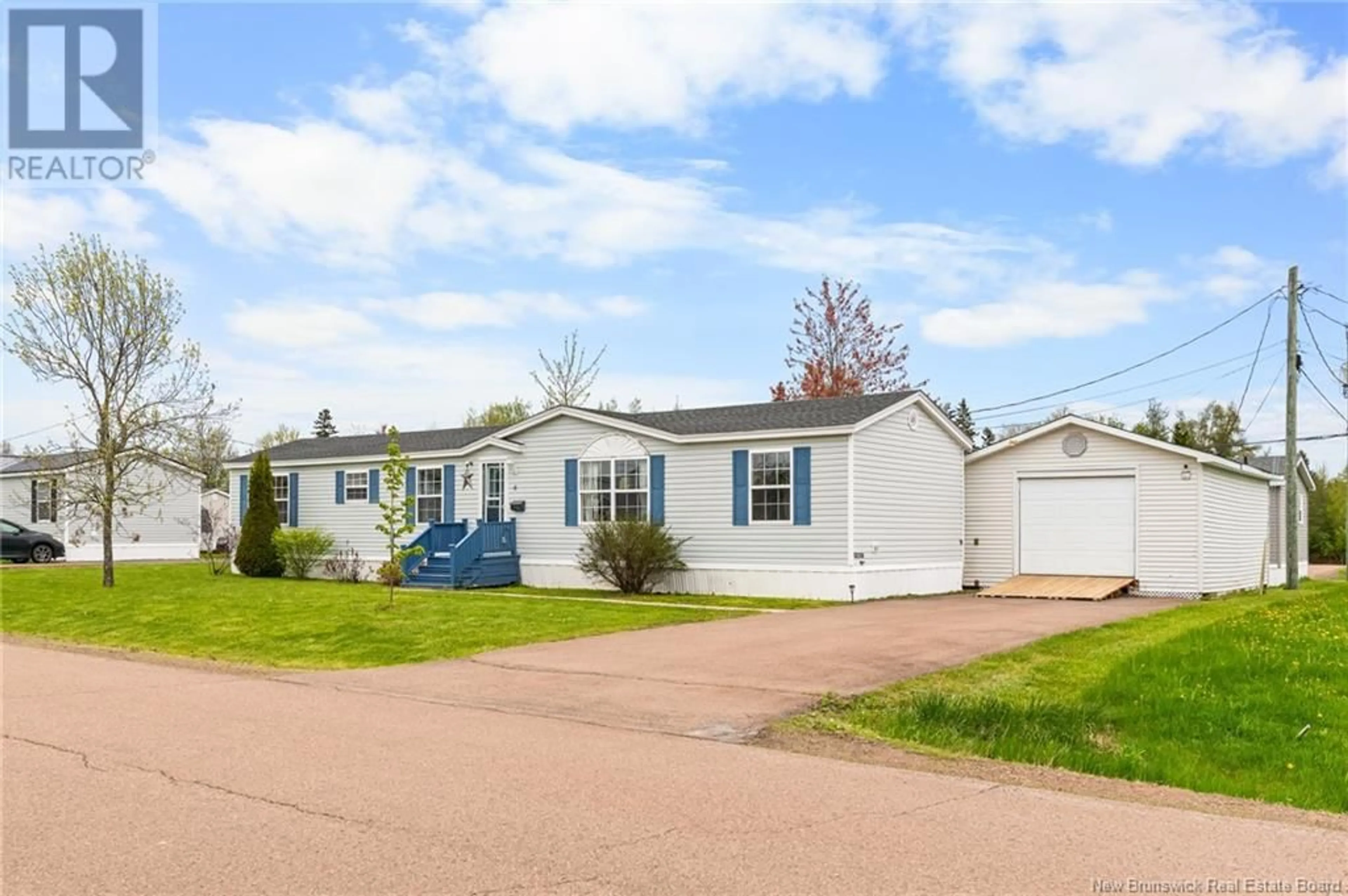 Home with vinyl exterior material, street for 6 SENTIER STREET, Moncton New Brunswick E1H3J7