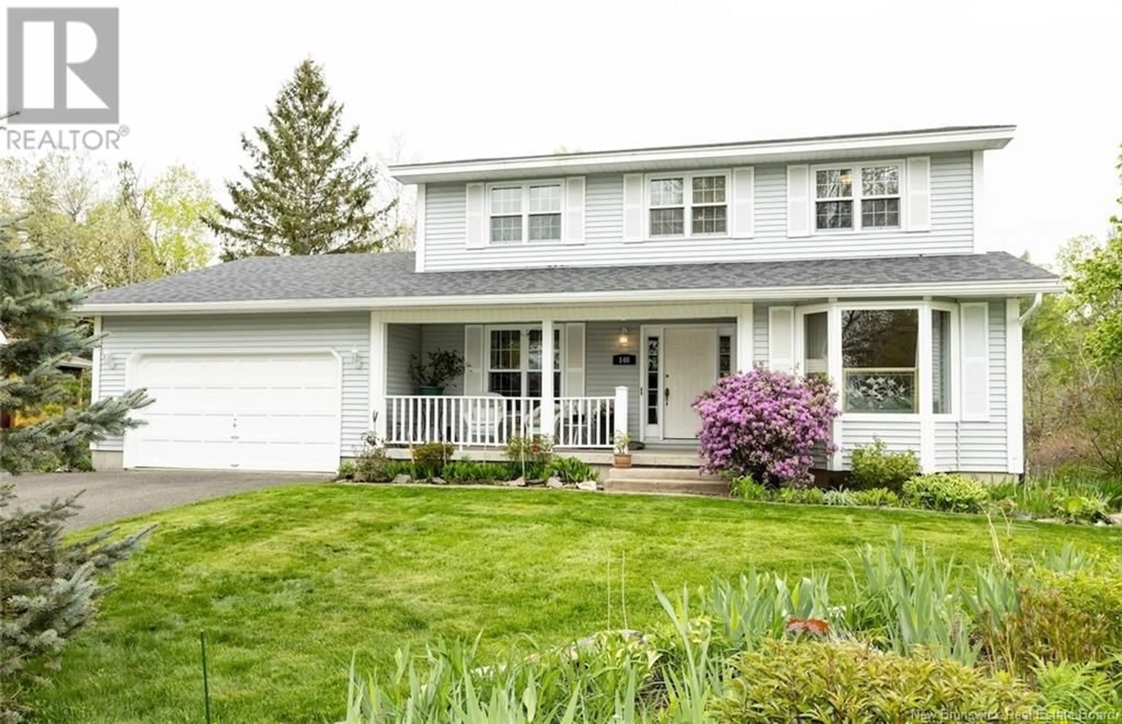 Home with vinyl exterior material, street for 140 CASE STREET, Fredericton New Brunswick E3B7E2