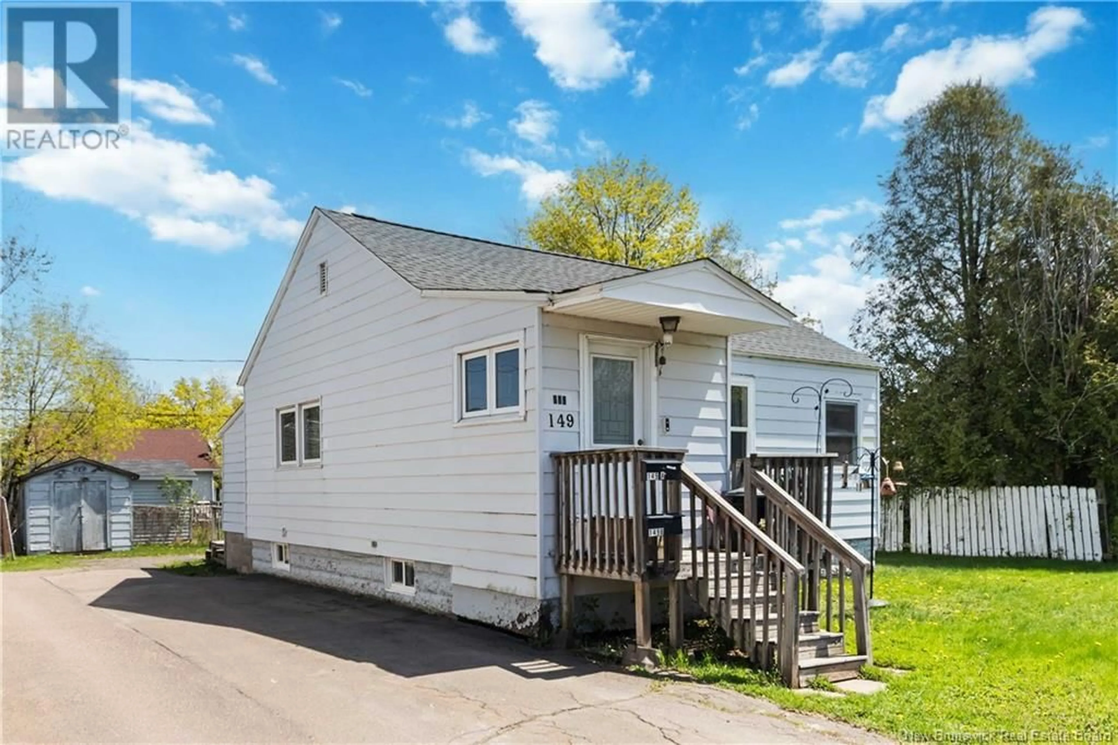 Home with vinyl exterior material, street for 149 BUTLER STREET, Moncton New Brunswick E1C6W5