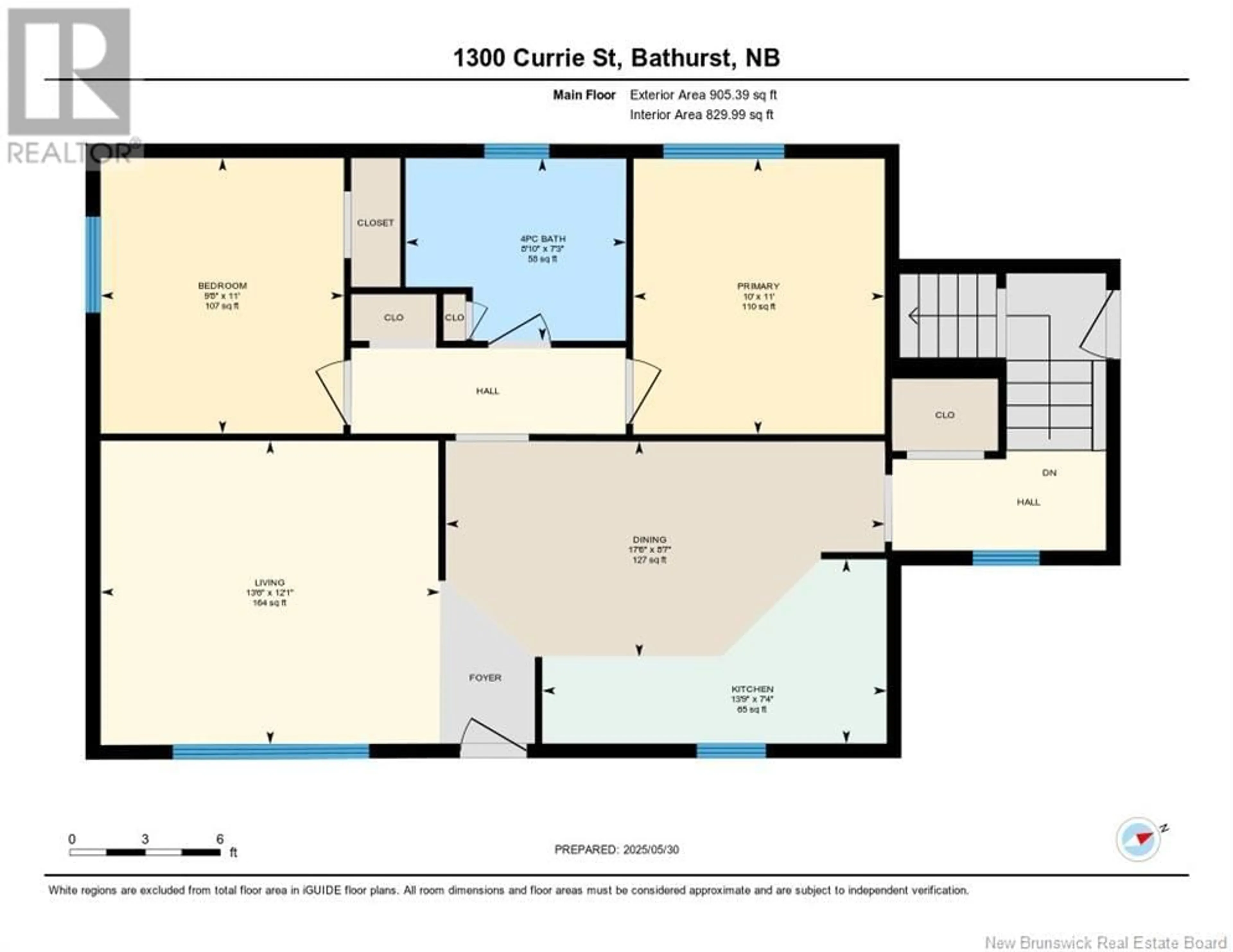 Floor plan for 1300 CURRIE STREET, Bathurst New Brunswick E2A6J6