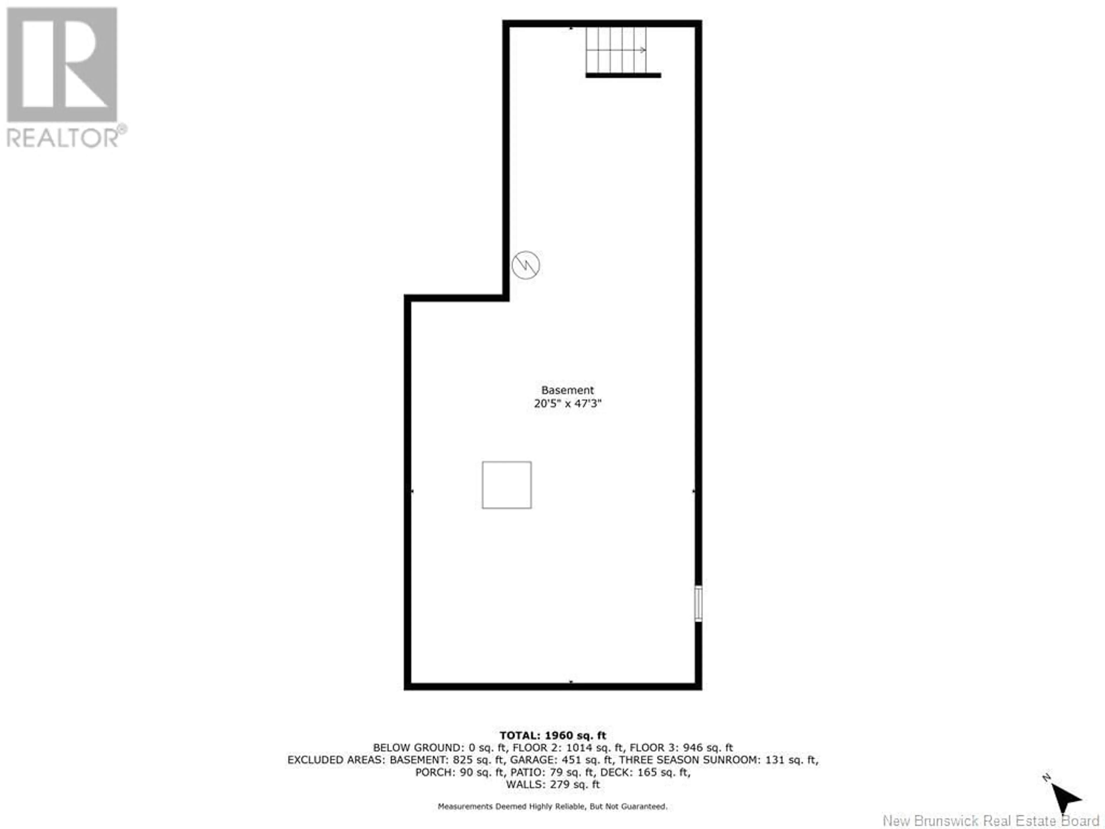 Floor plan for 43 PRINCESS STREET, Miramichi New Brunswick E1N2K4