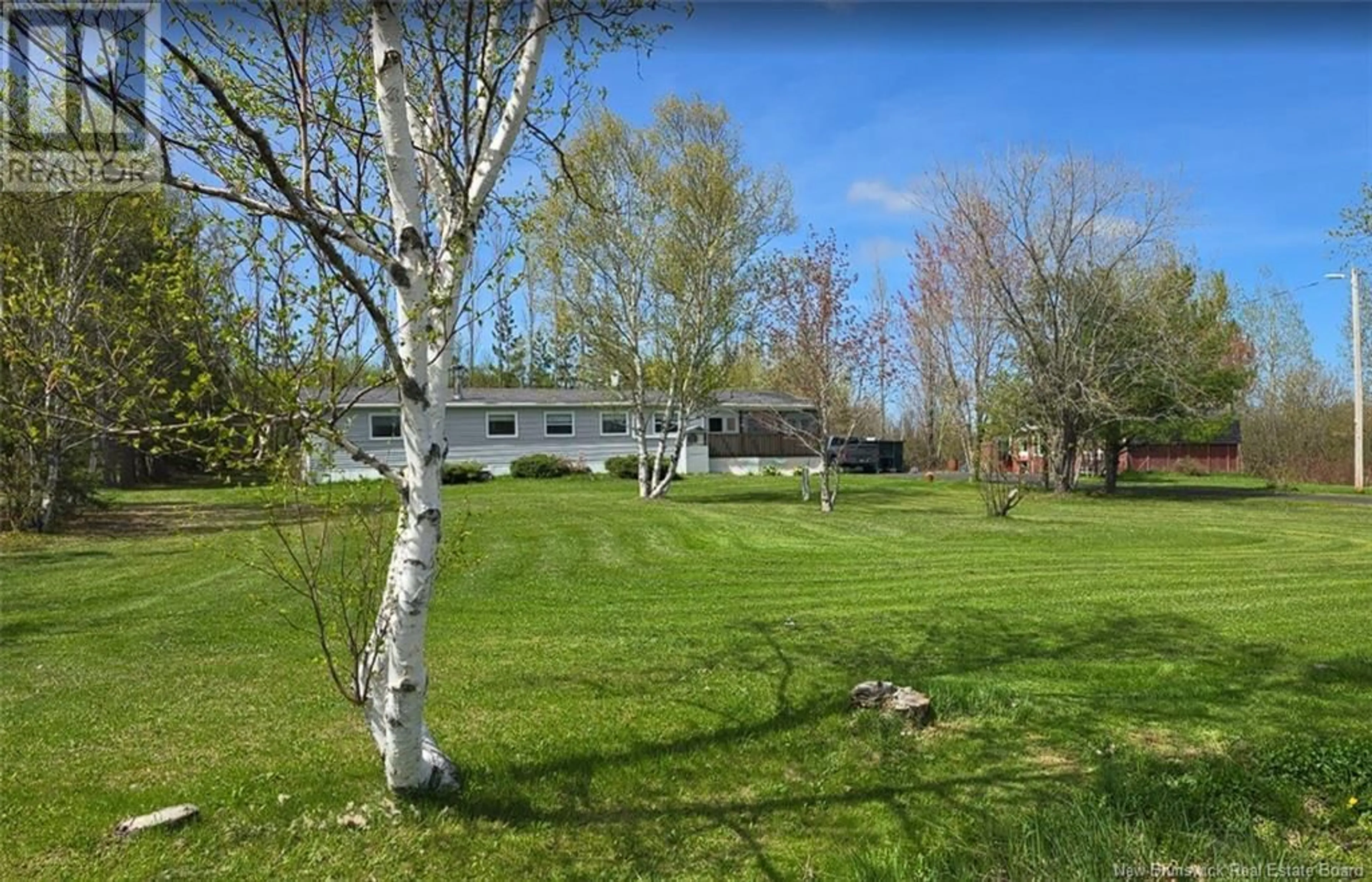 A pic from outside/outdoor area/front of a property/back of a property/a pic from drone, unknown for 1603 ROUTE 340, Canobie New Brunswick E2A5G7