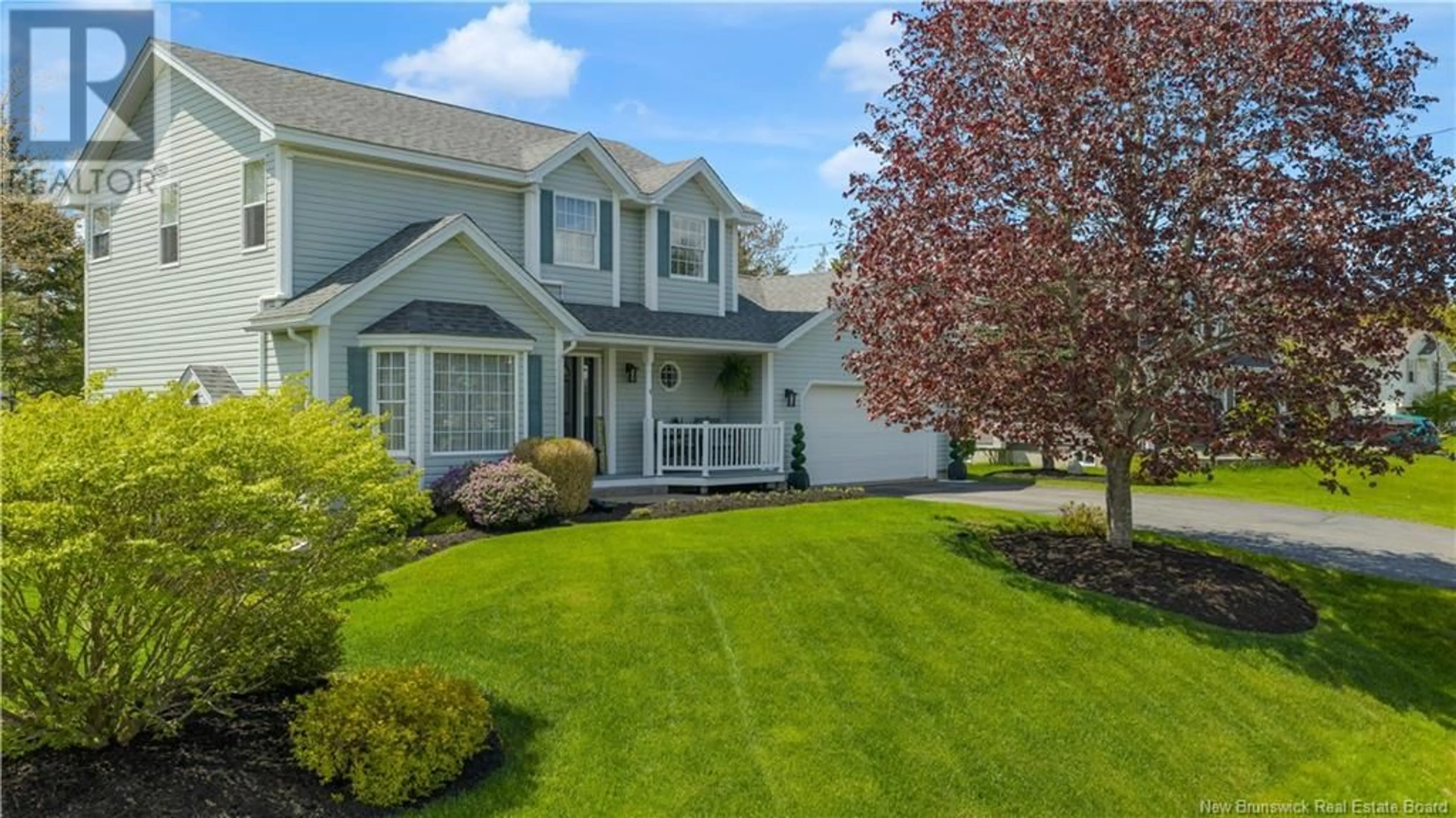 Home with vinyl exterior material, street for 1 CONCORDE CRESCENT, Quispamsis New Brunswick E2E5B4