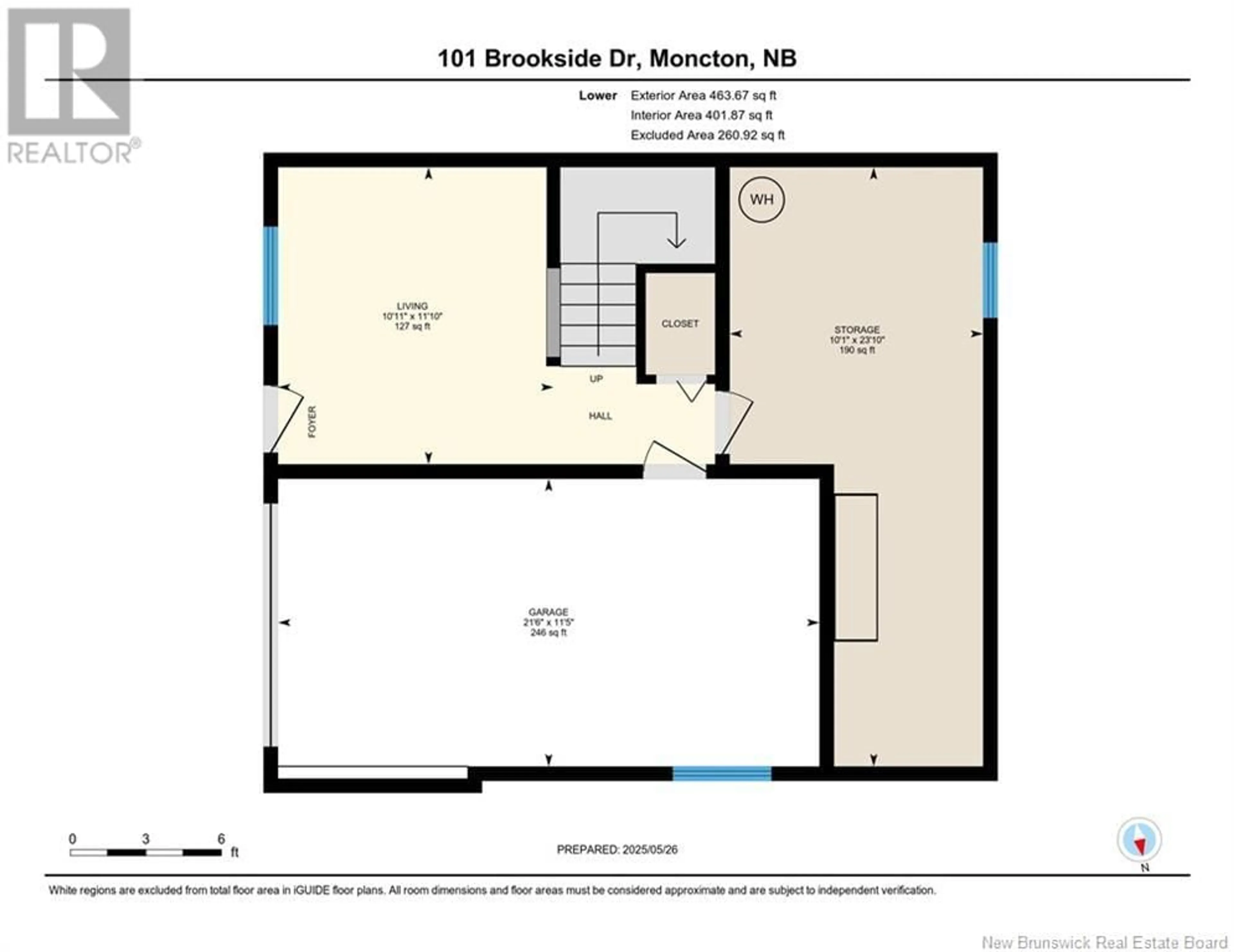 Floor plan for 101 BROOKSIDE DRIVE, Moncton New Brunswick E1E4K4