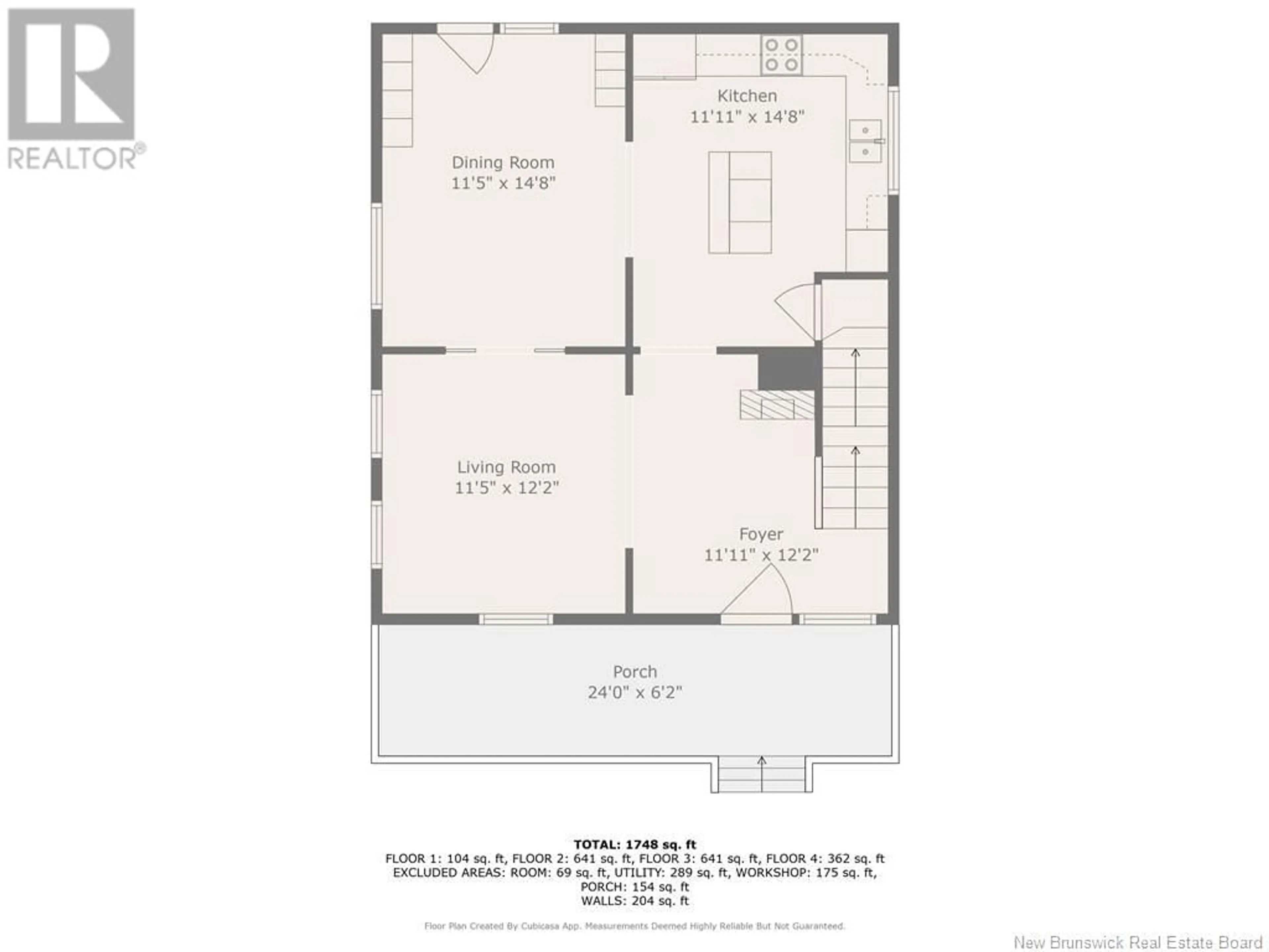 Floor plan for 80 LANSDOWNE, Campbellton New Brunswick E3N2M2